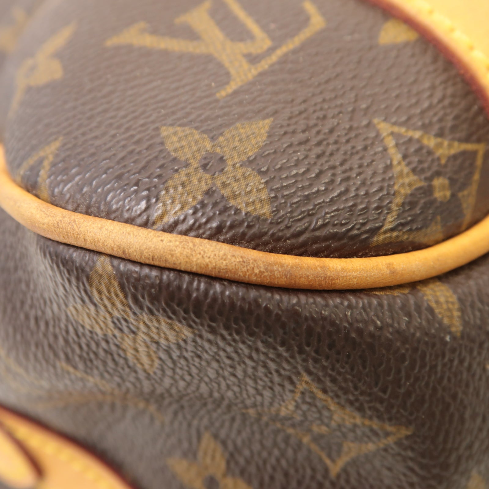 LOUIS VUITTON Monogram Stresa PM金扣肩背袋啡色