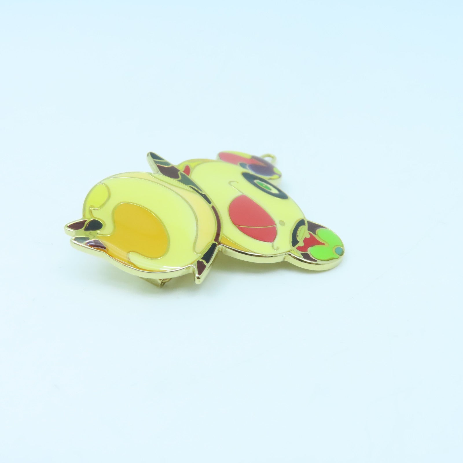LOUIS VUITTON 金屬Hair Clip金扣髮夾金色/彩色