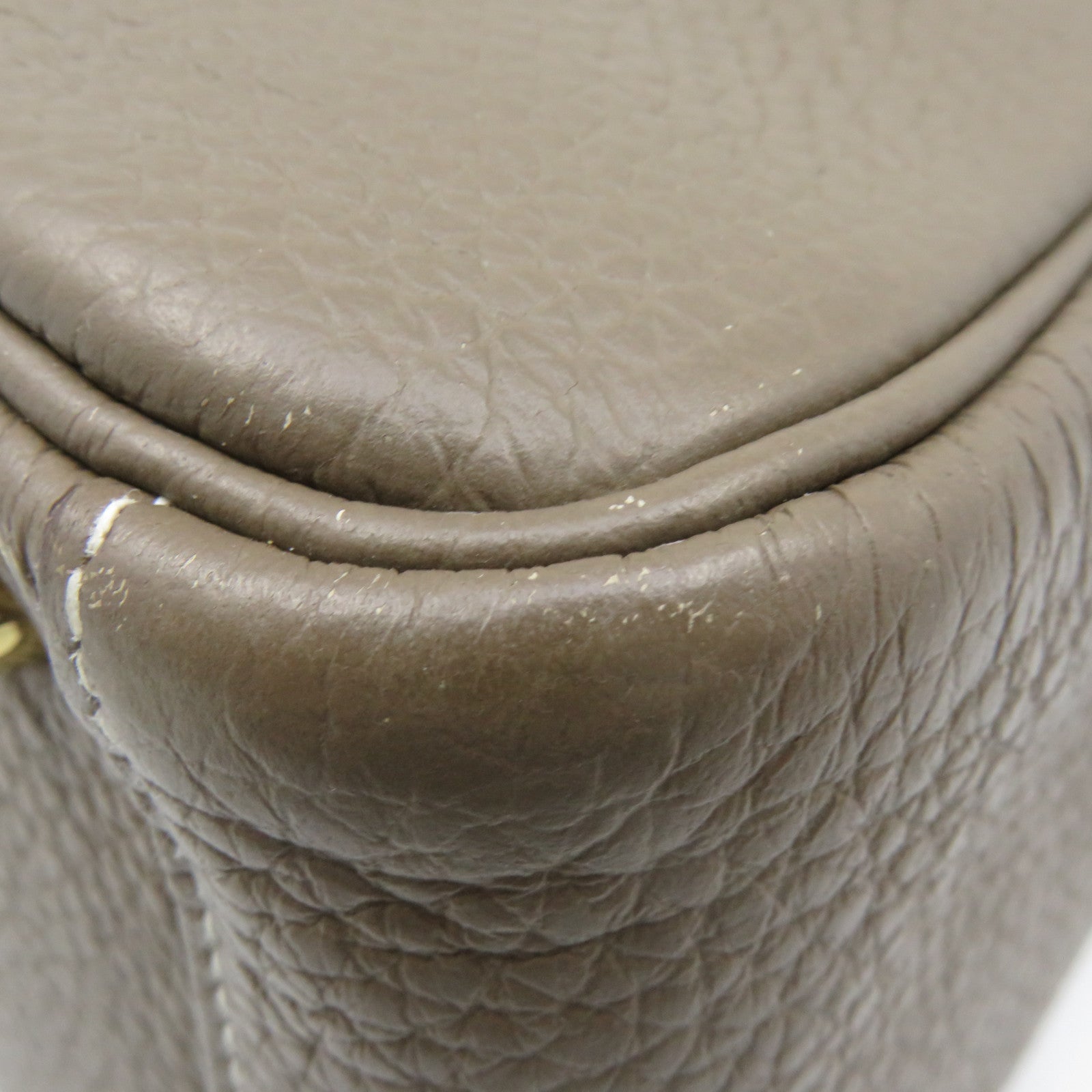 HERMES Clemence皮革Mini Lindy Shoulder Bag金扣肩背袋toupe啡色