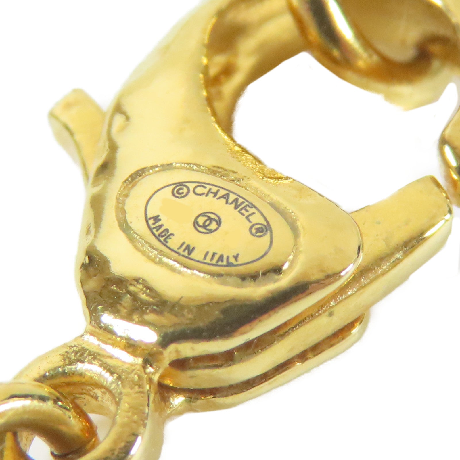 CHANEL 金屬Necklace項鍊金色/黑色