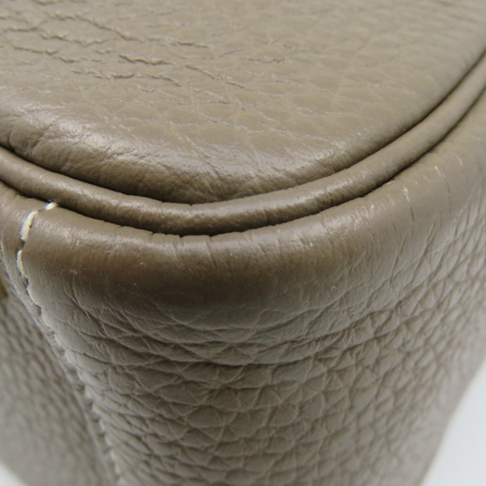 HERMES Clemence皮革Mini Lindy Shoulder Bag金扣肩背袋toupe啡色