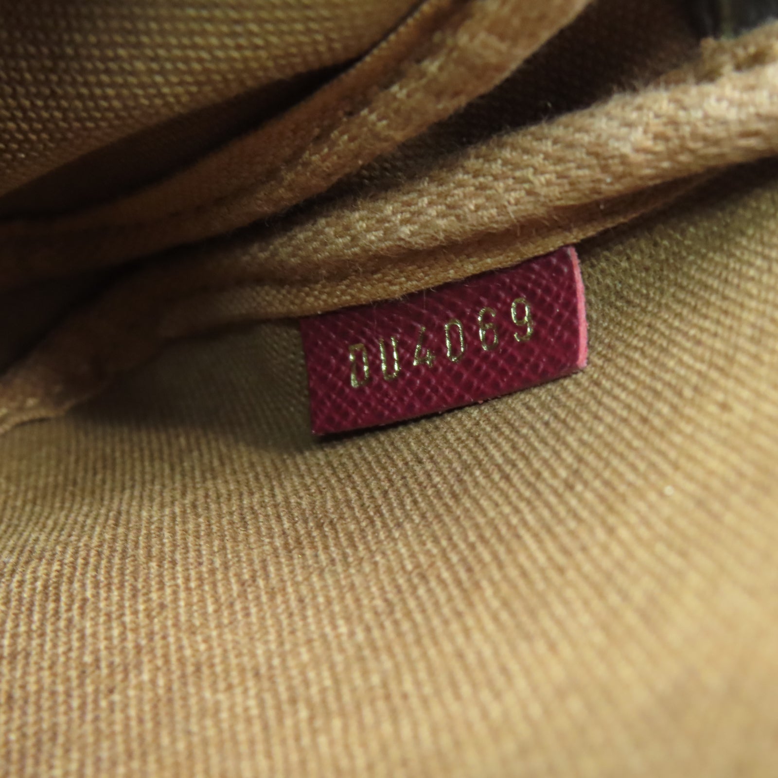 LOUIS VUITTON Monogram Pochette Accessories Pouch金扣鏈帶肩背袋棕色