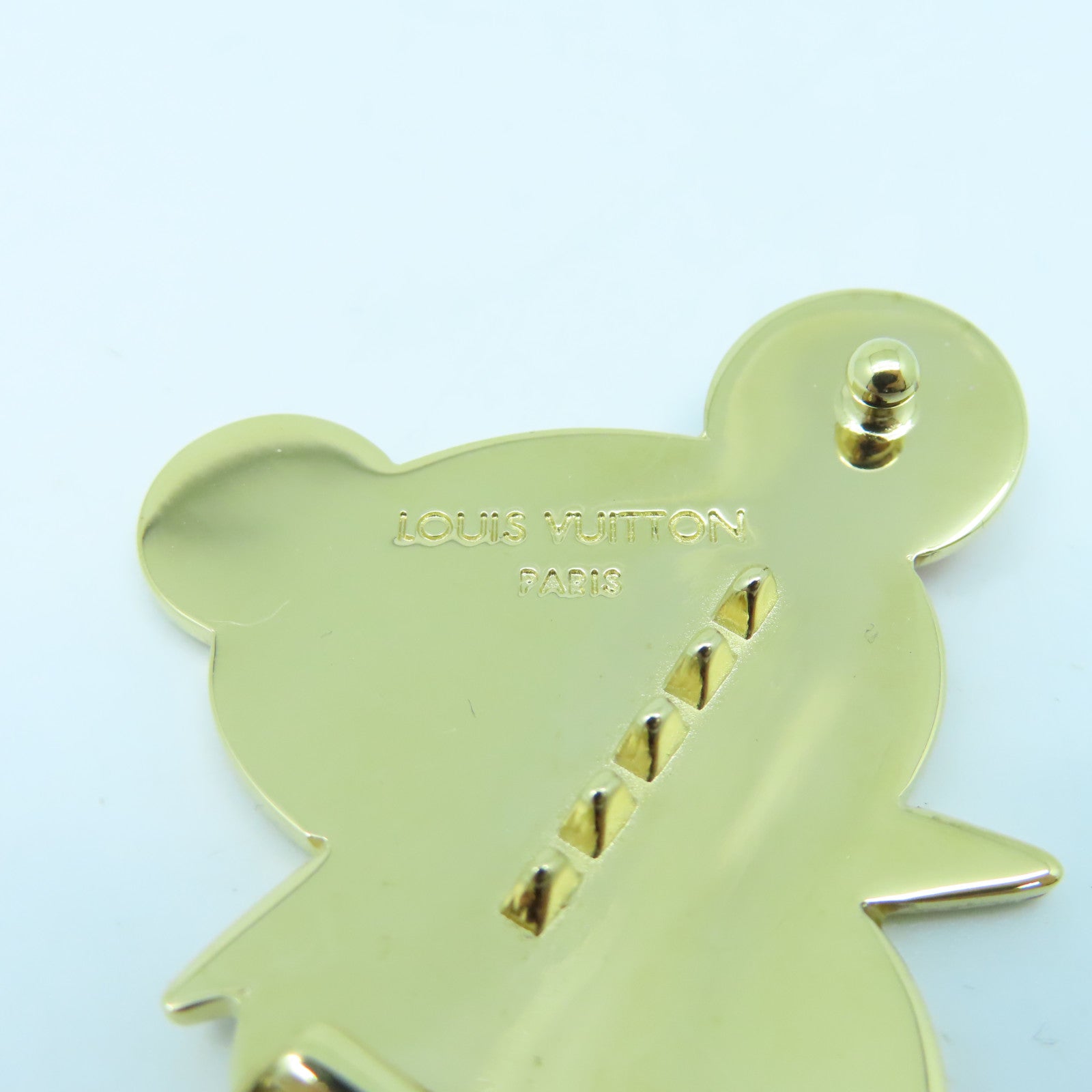 LOUIS VUITTON 金屬Hair Clip金扣髮夾金色/彩色