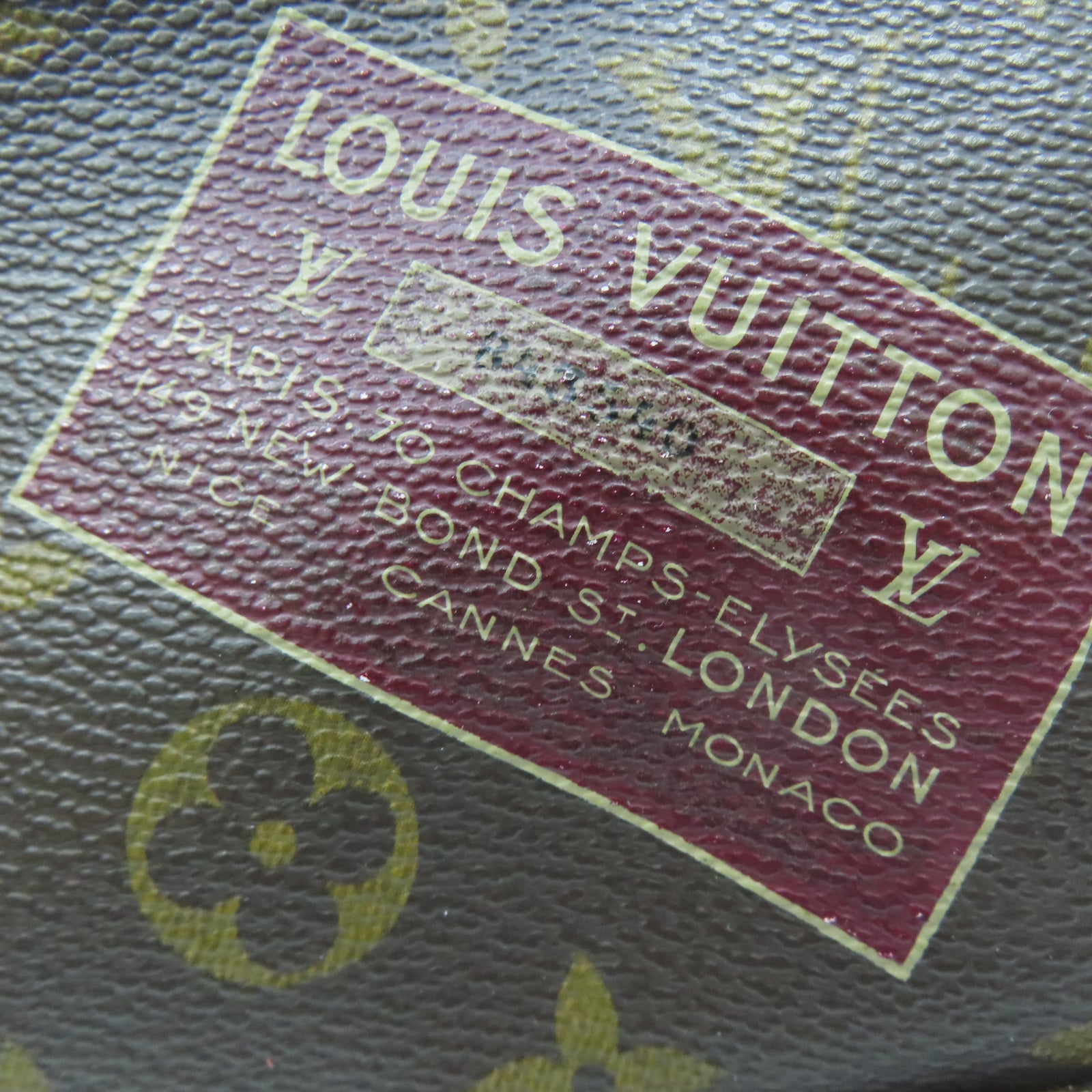 LOUIS VUITTON Monogram Pochette Accessories Pouch金扣鏈帶肩背袋棕色