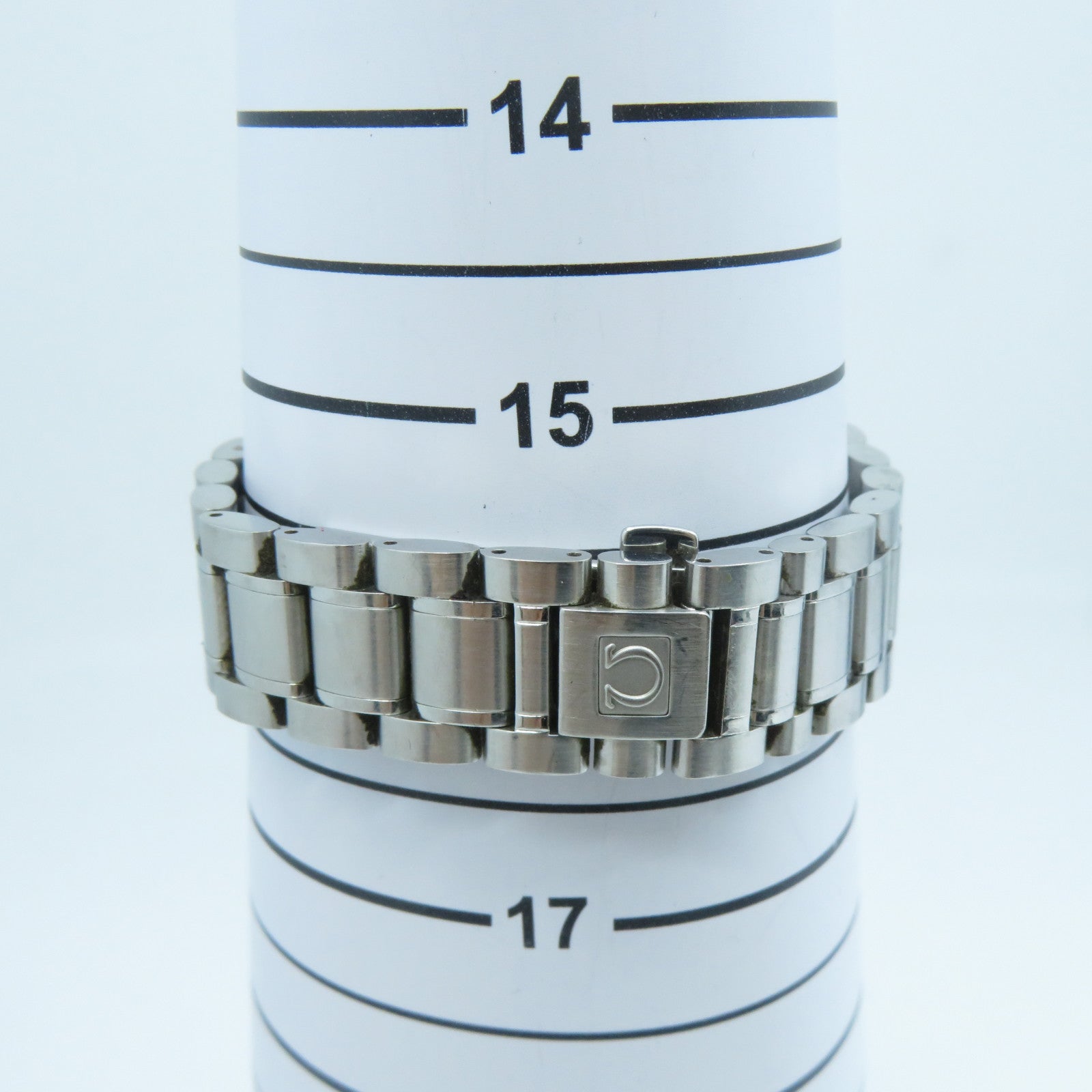 OMEGA Speedmaster不銹鋼自動機芯手錶白色
