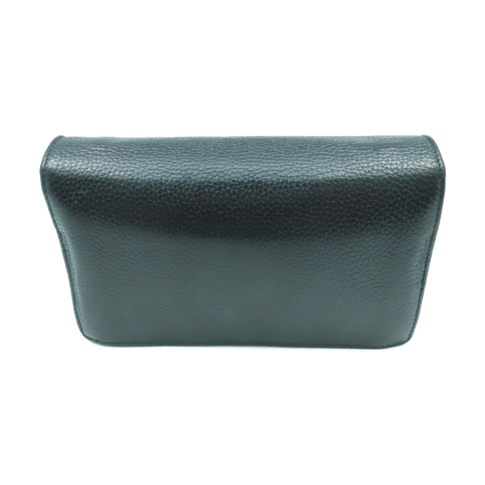 GUCCI 牛皮皮革Shoulder Bag金扣肩背袋黑色