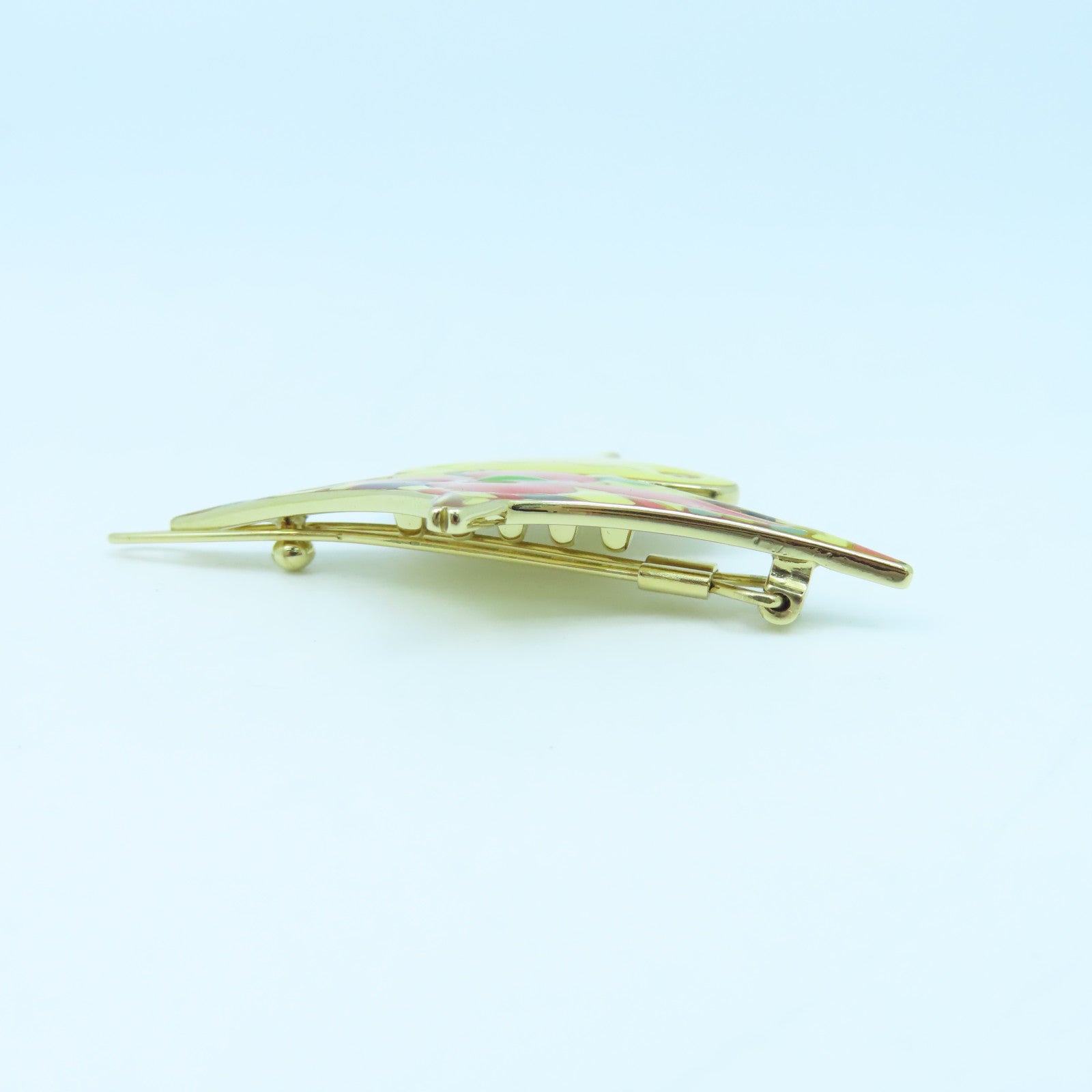 LOUIS VUITTON 金屬Hair Clip金扣髮夾金色/彩色