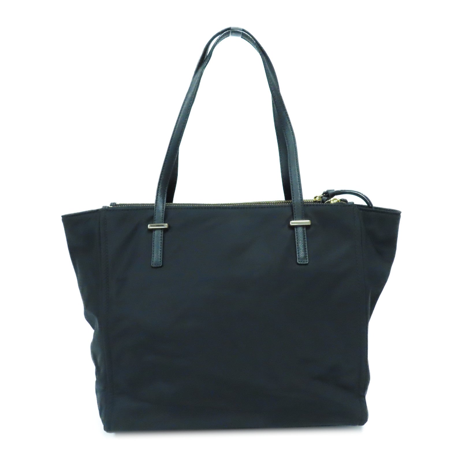 Kate Spade 尼龍Tote Bag金扣肩背袋黑色