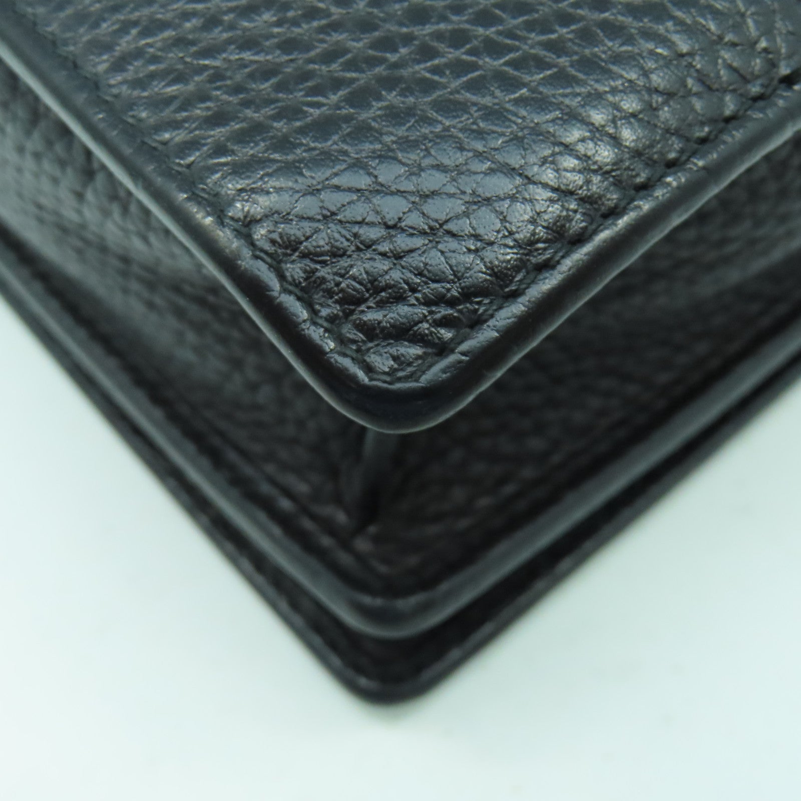 GUCCI 牛皮皮革Shoulder Bag金扣肩背袋黑色