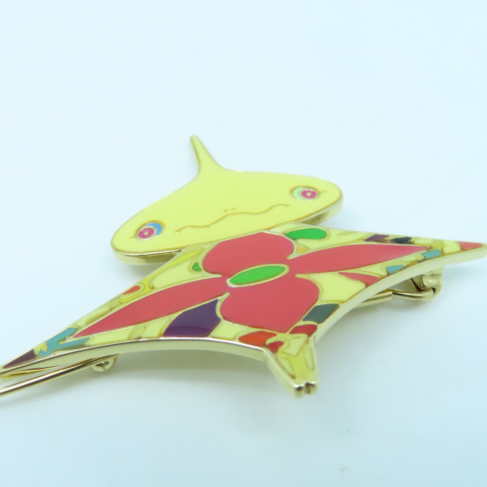 LOUIS VUITTON 金屬Hair Clip金扣髮夾金色/彩色
