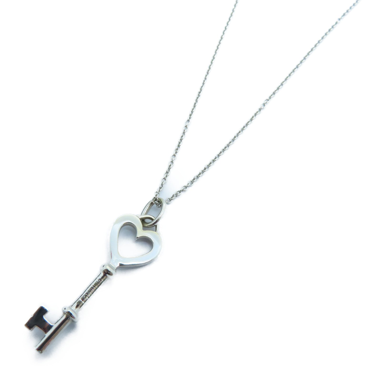 TIFFANY＆CO PT950鉑金/18K白金Diamond Necklace鑽石項鍊
