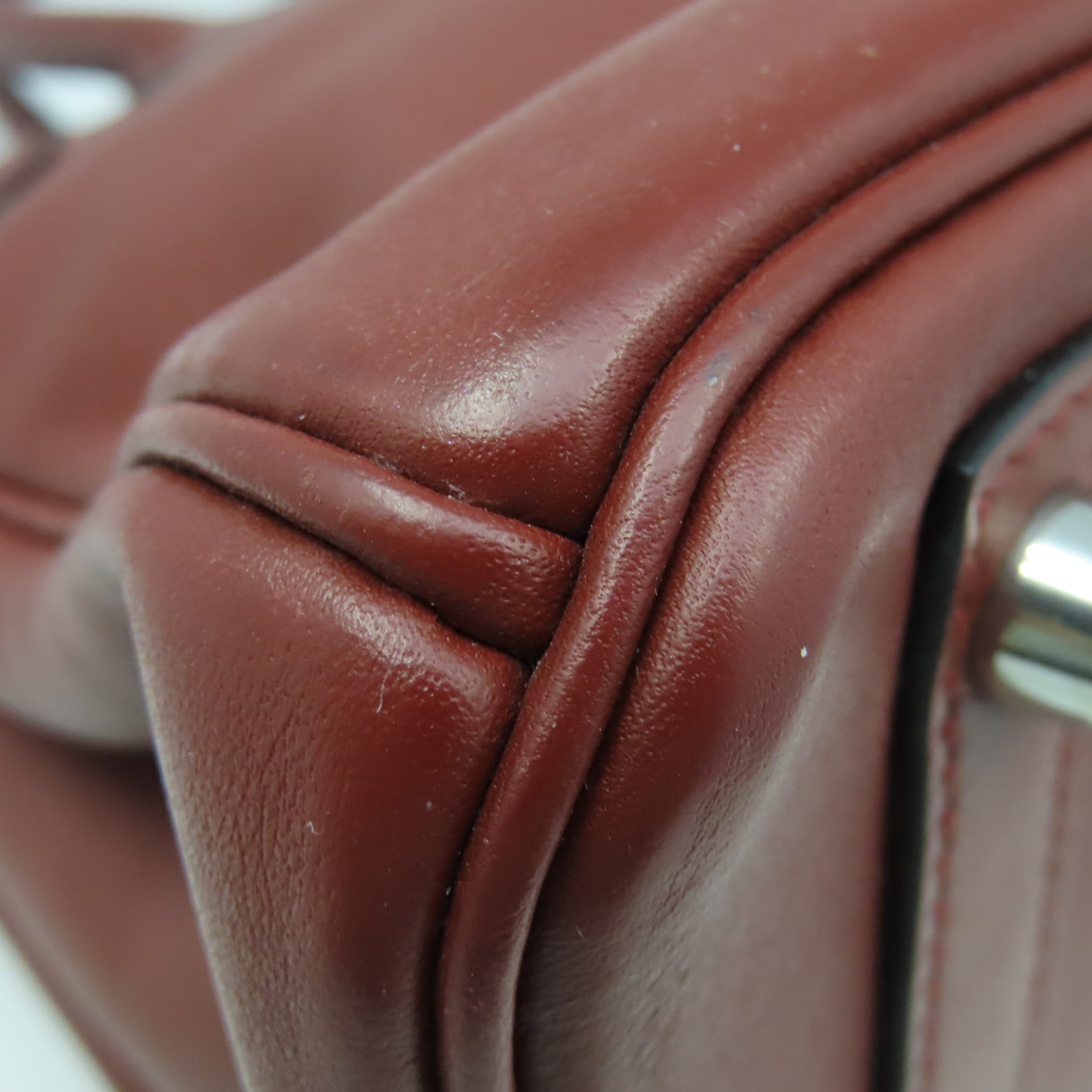 HERMES Swift皮革Birkin 30銀扣手挽袋Rouge H愛馬仕紅色
