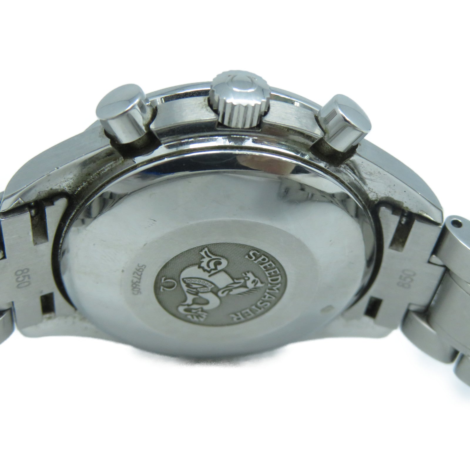 OMEGA Speedmaster不銹鋼自動機芯手錶白色