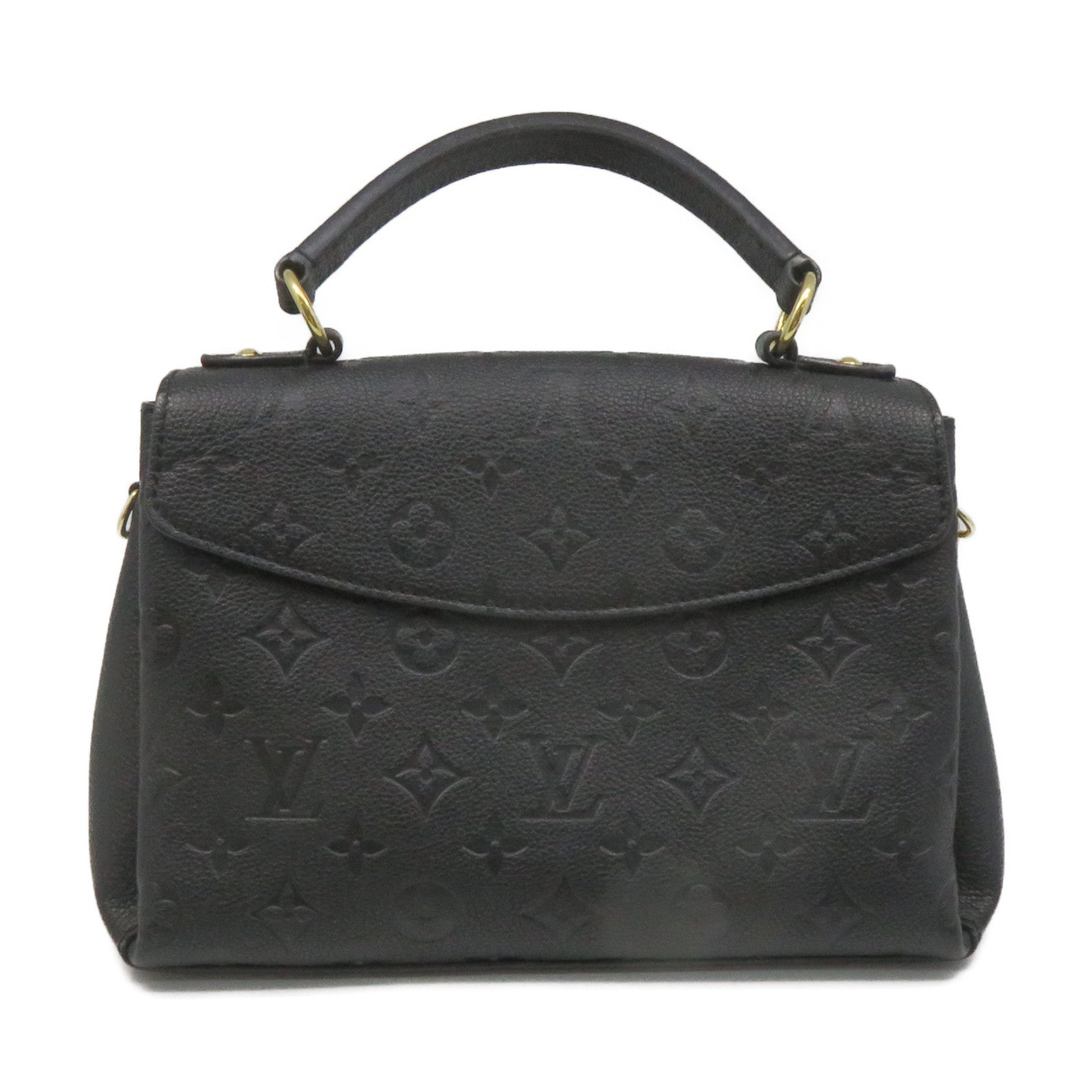 LOUIS VUITTON Mono-Empreinte Georges BB 2Way Shoulder Bag手挽肩背兩用袋黑色