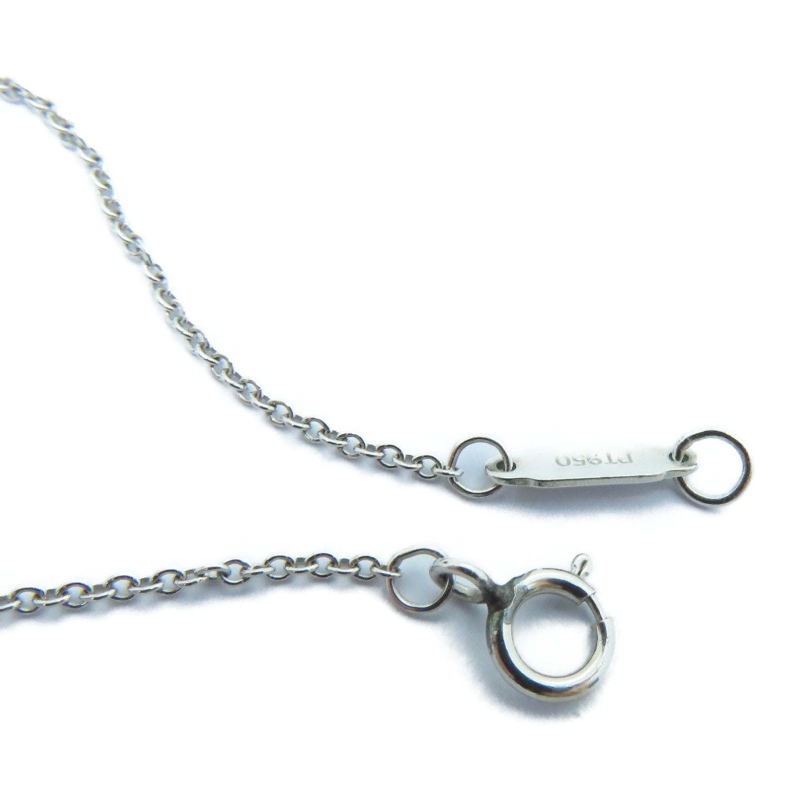 TIFFANY＆CO PT950鉑金/18K白金Diamond Necklace鑽石項鍊