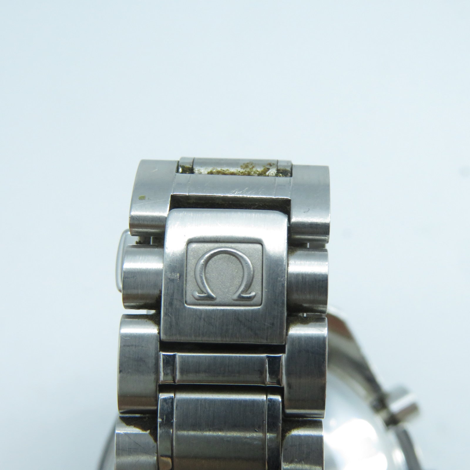 OMEGA Speedmaster不銹鋼自動機芯手錶白色
