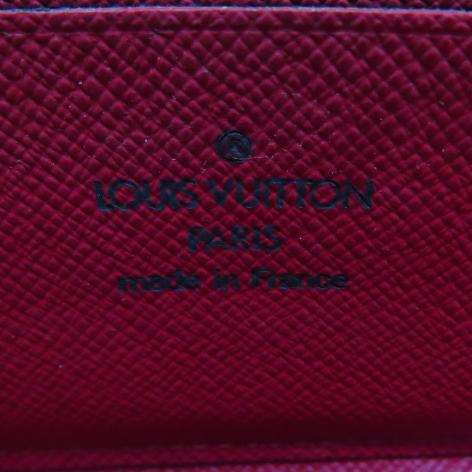 LOUIS VUITTON Monogram Porte Monnaie Zippy Wallet金扣長錢包啡色/紅色