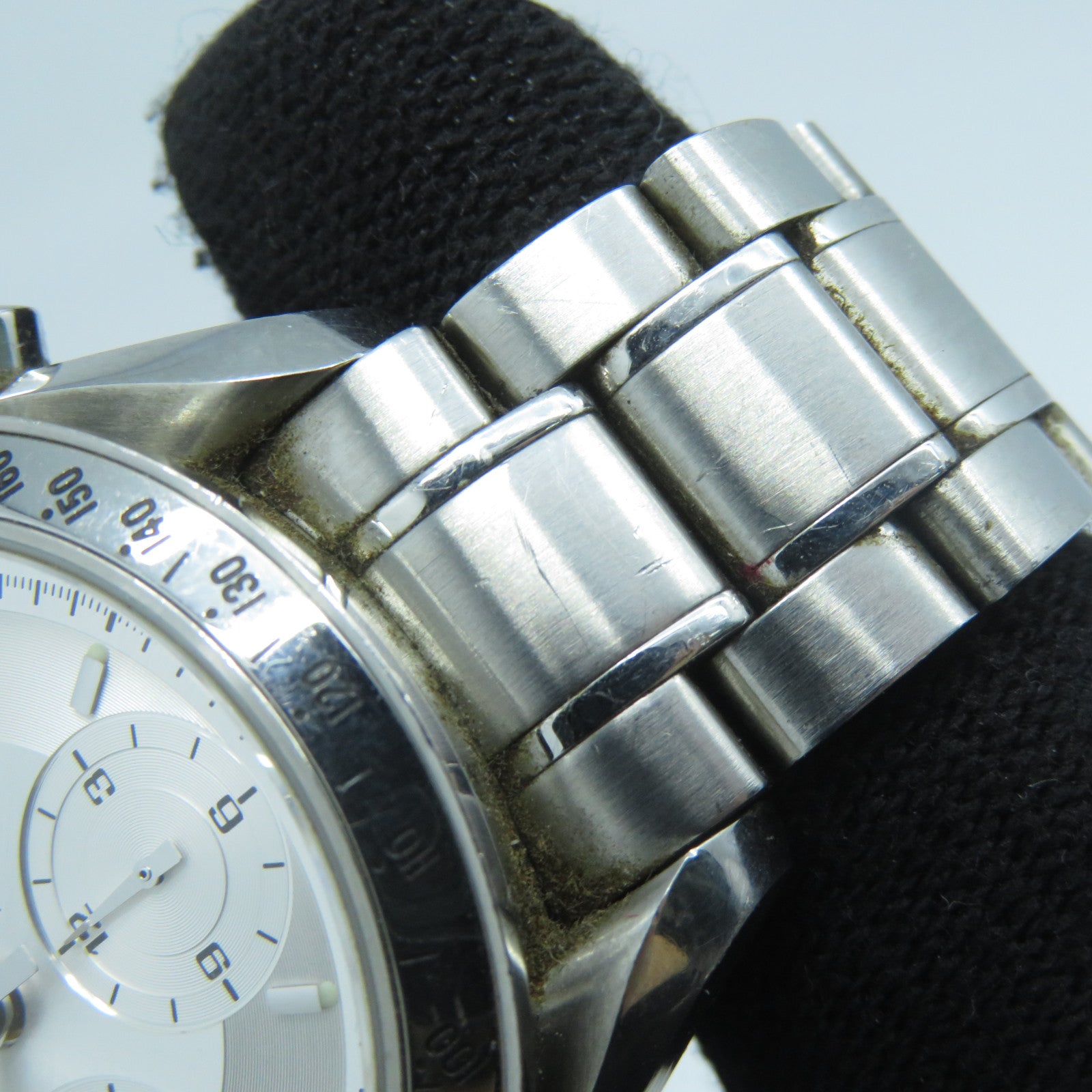 OMEGA Speedmaster不銹鋼自動機芯手錶白色