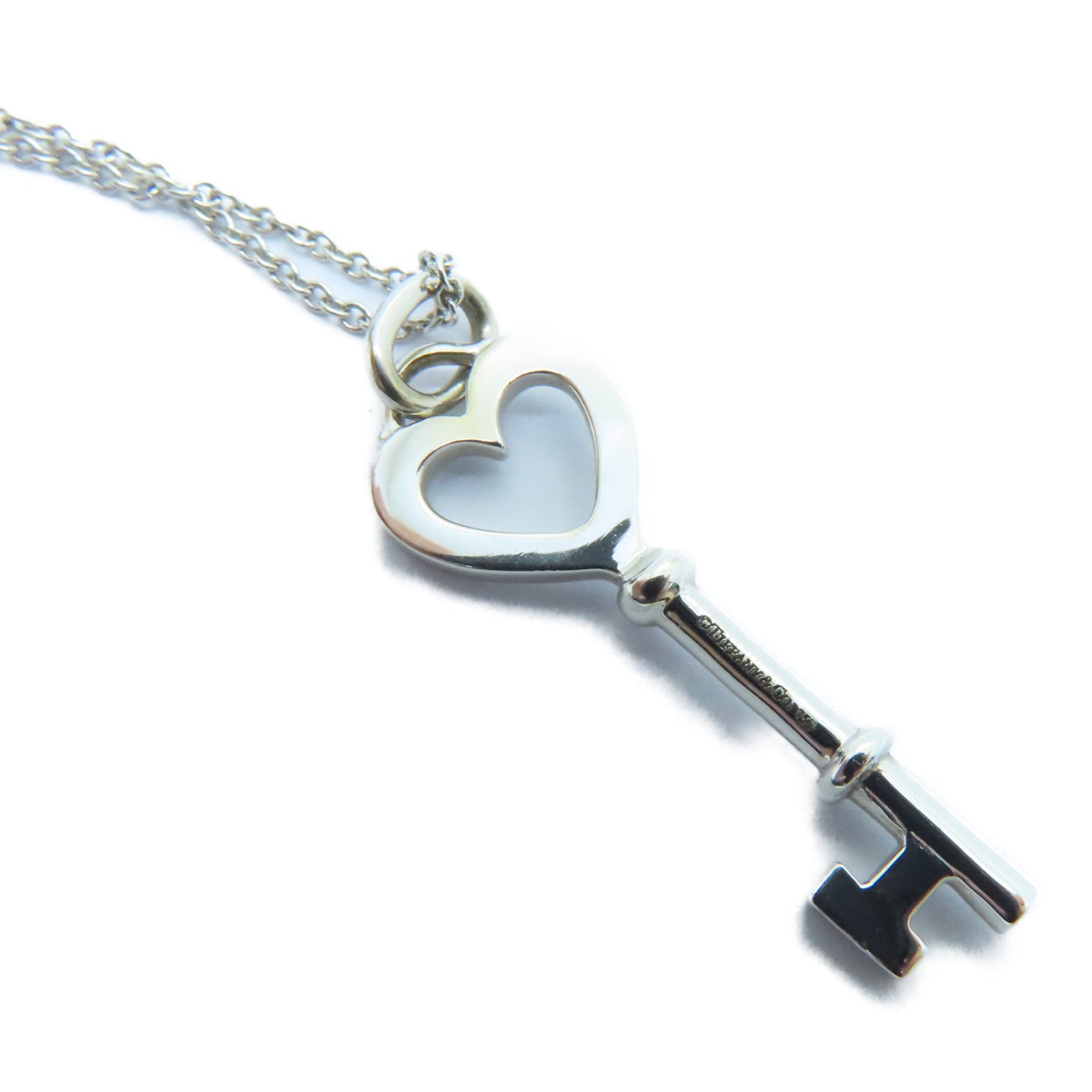 TIFFANY＆CO PT950鉑金/18K白金Diamond Necklace鑽石項鍊
