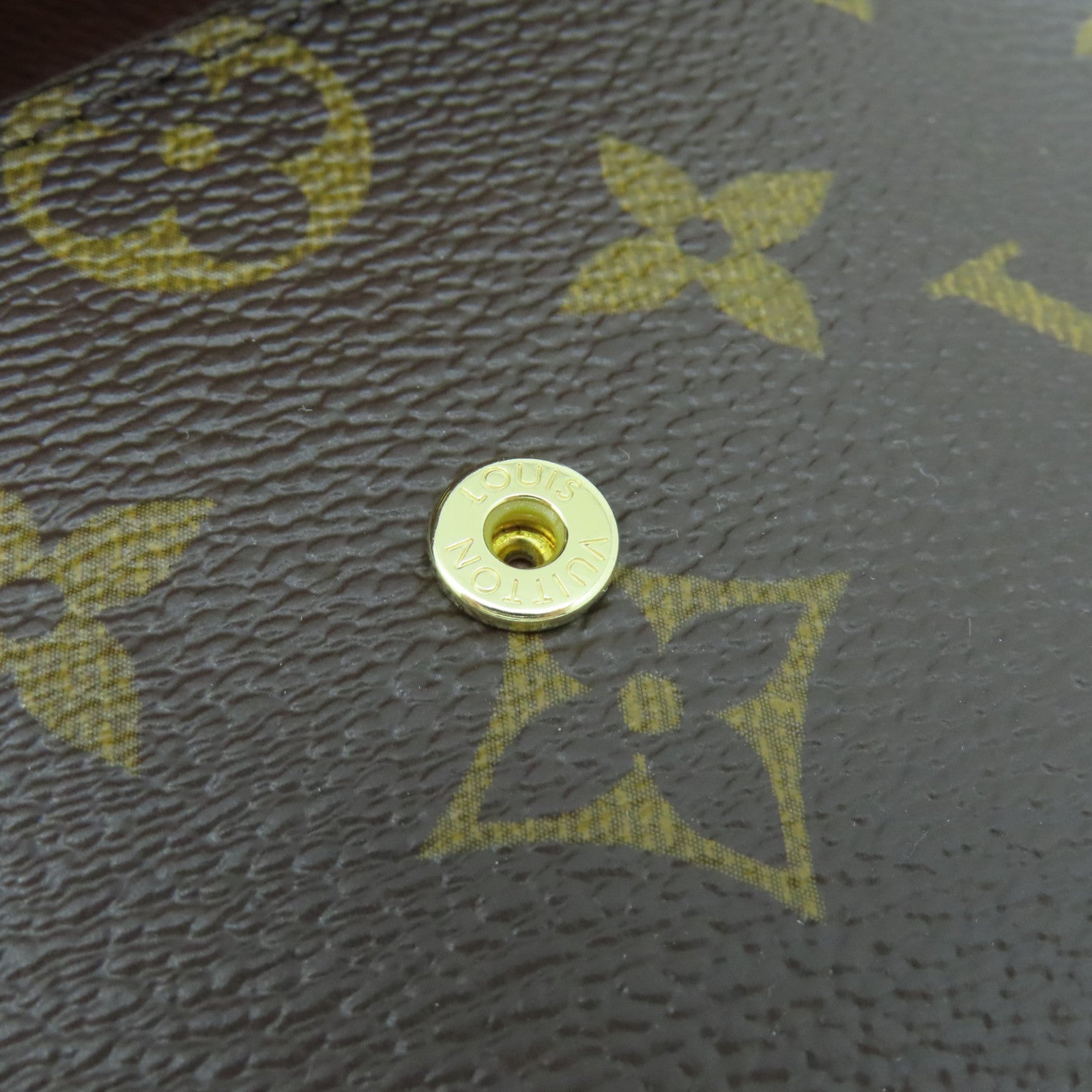 LOUIS VUITTON Monogram Victorine Wallet金扣錢包啡色