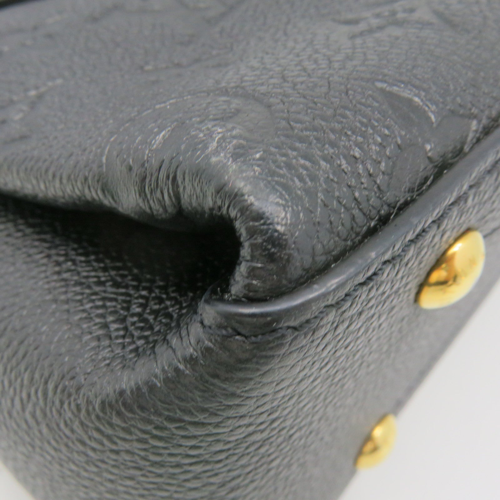 LOUIS VUITTON Mono-Empreinte Georges BB 2Way Shoulder Bag手挽肩背兩用袋黑色