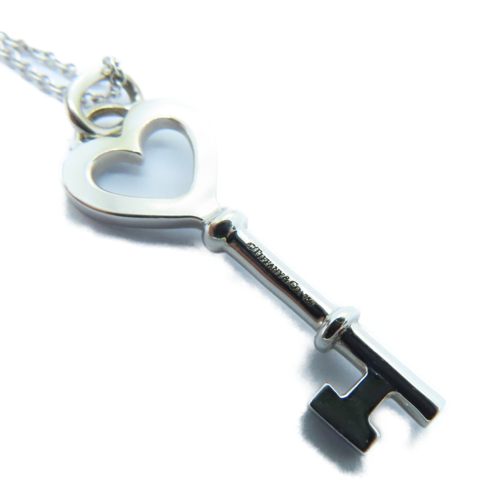 TIFFANY＆CO PT950鉑金/18K白金Diamond Necklace鑽石項鍊