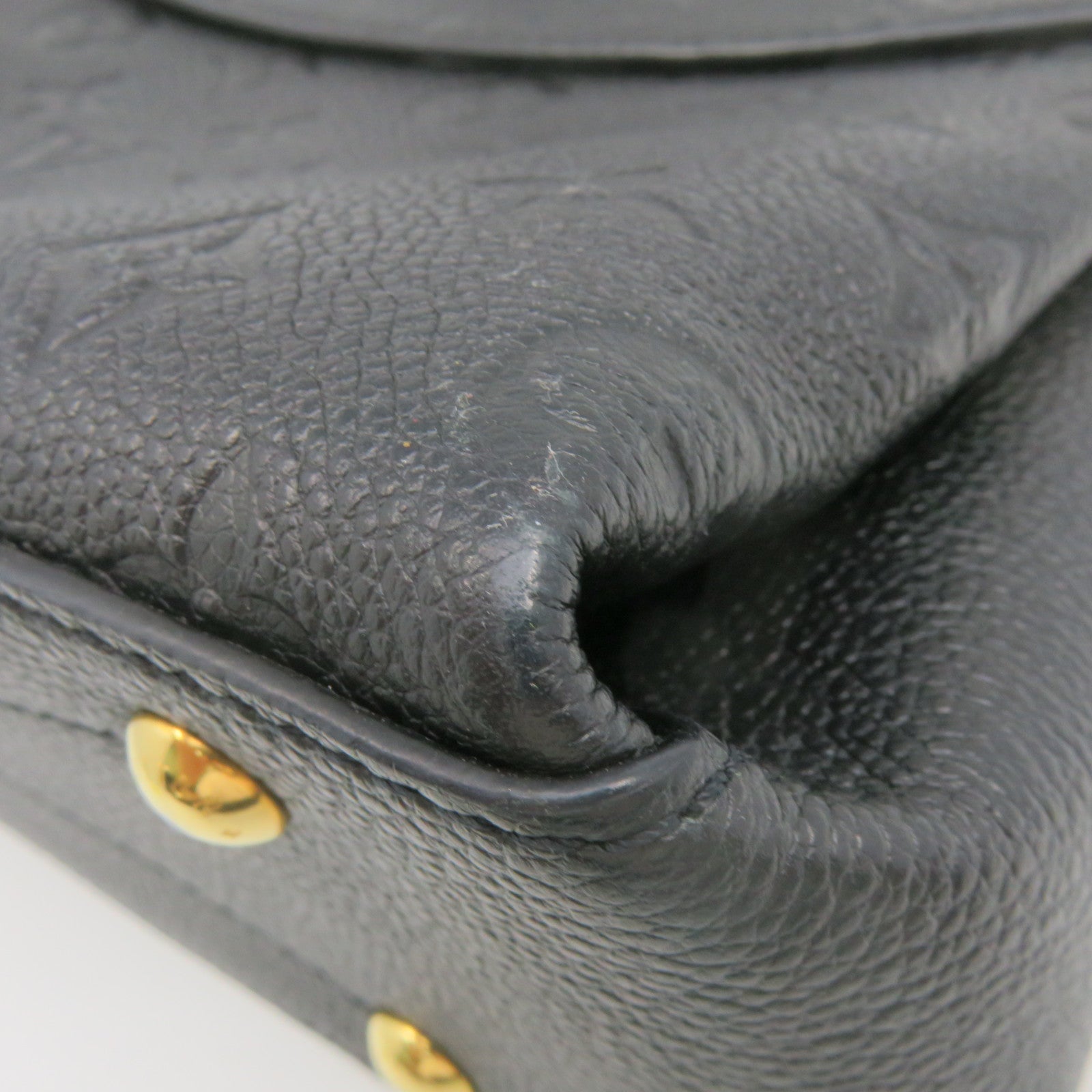 LOUIS VUITTON Mono-Empreinte Georges BB 2Way Shoulder Bag手挽肩背兩用袋黑色