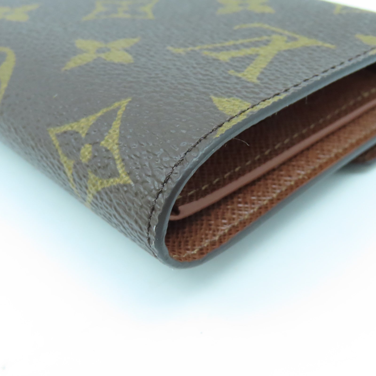 LOUIS VUITTON Monogram Victorine Wallet金扣錢包啡色