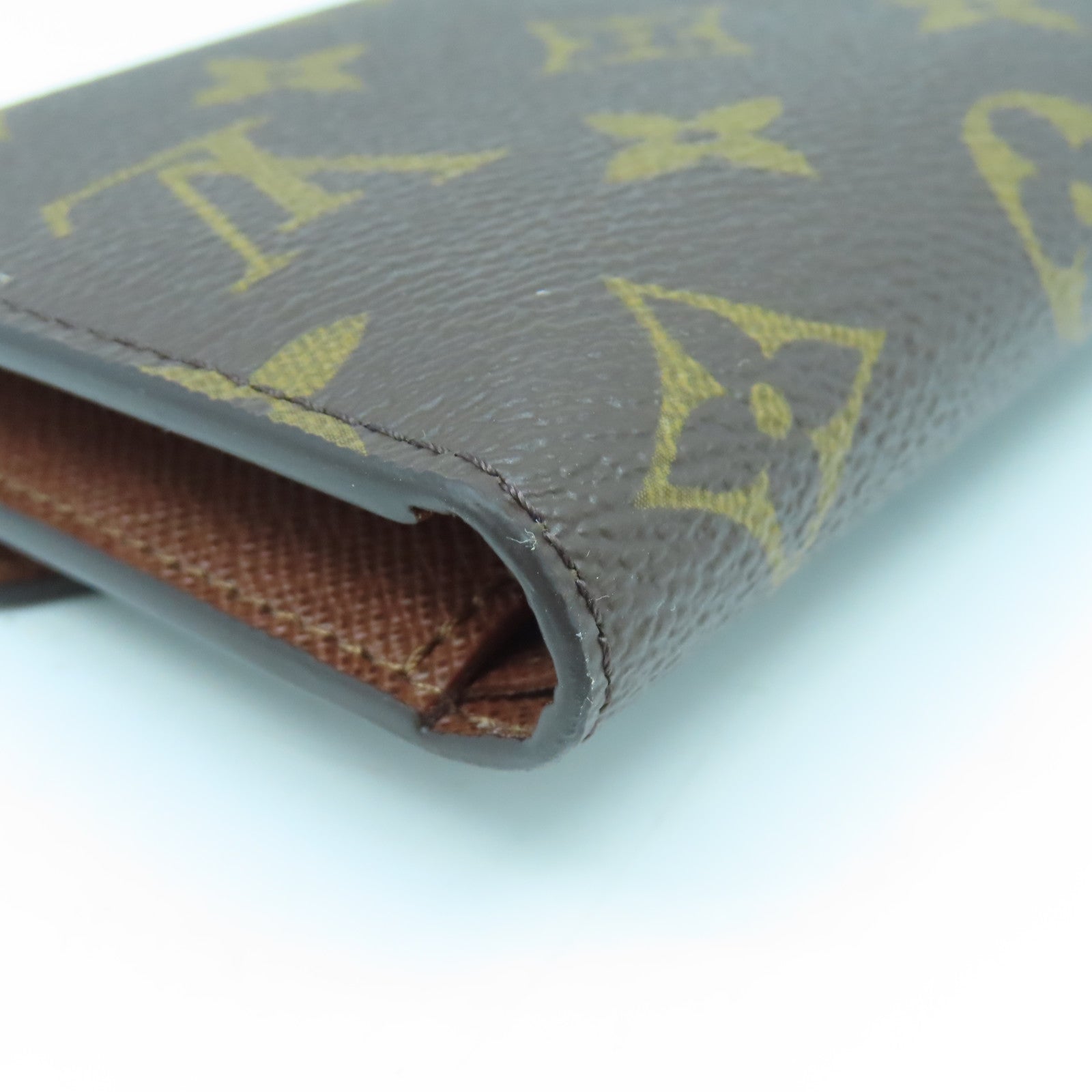 LOUIS VUITTON Monogram Victorine Wallet金扣錢包啡色