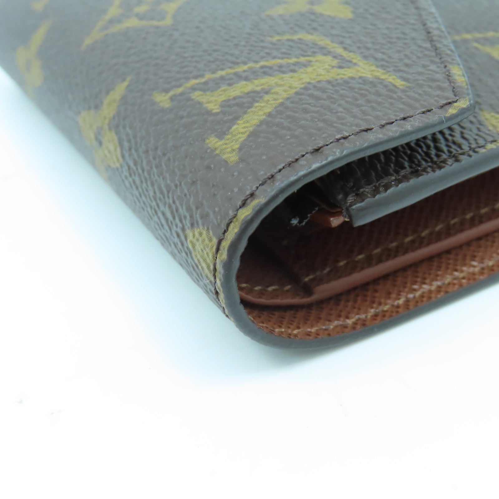 LOUIS VUITTON Monogram Victorine Wallet金扣錢包啡色