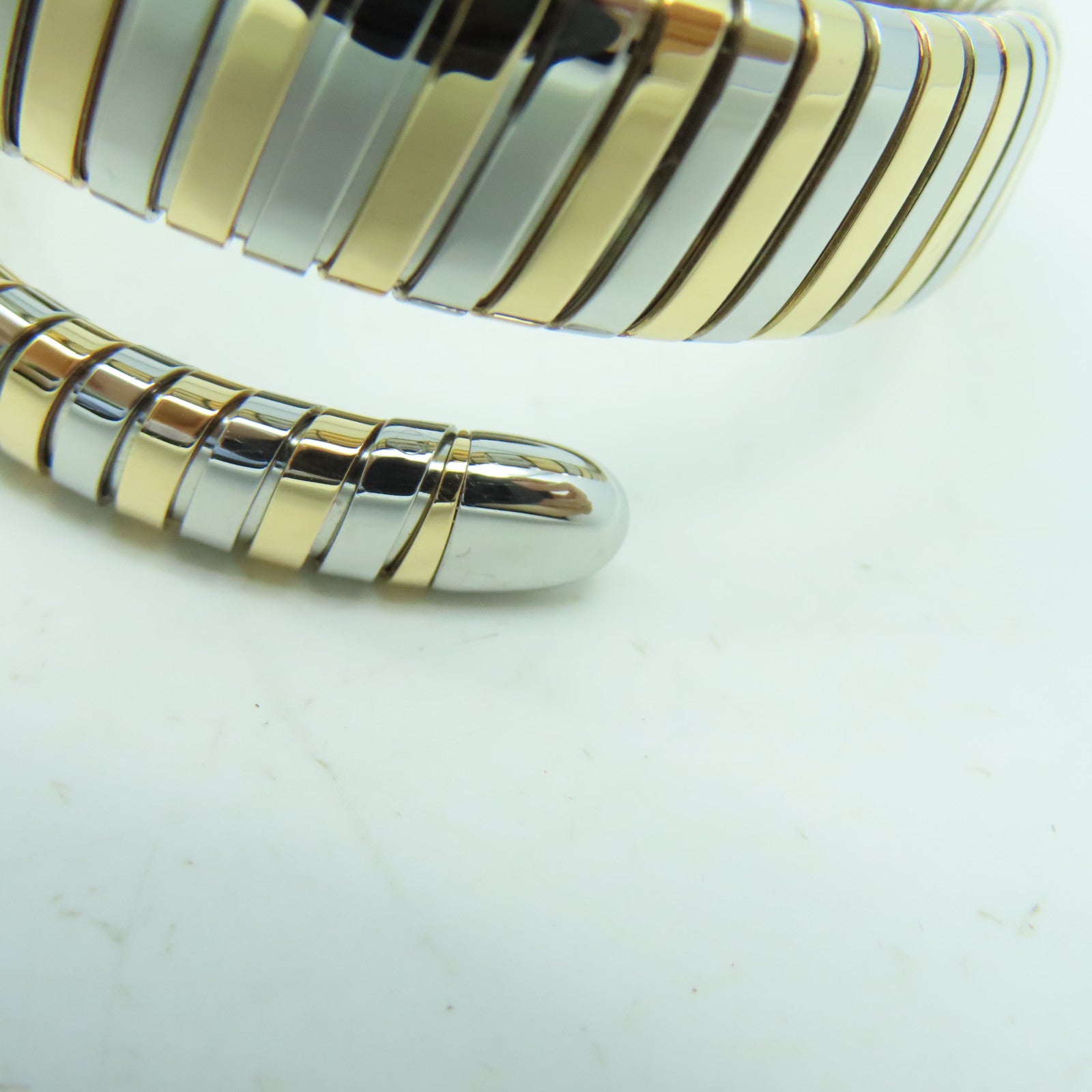 BVLGARI Serpenti Tubogas Watch18K玫瑰金手錶石英機芯黑色