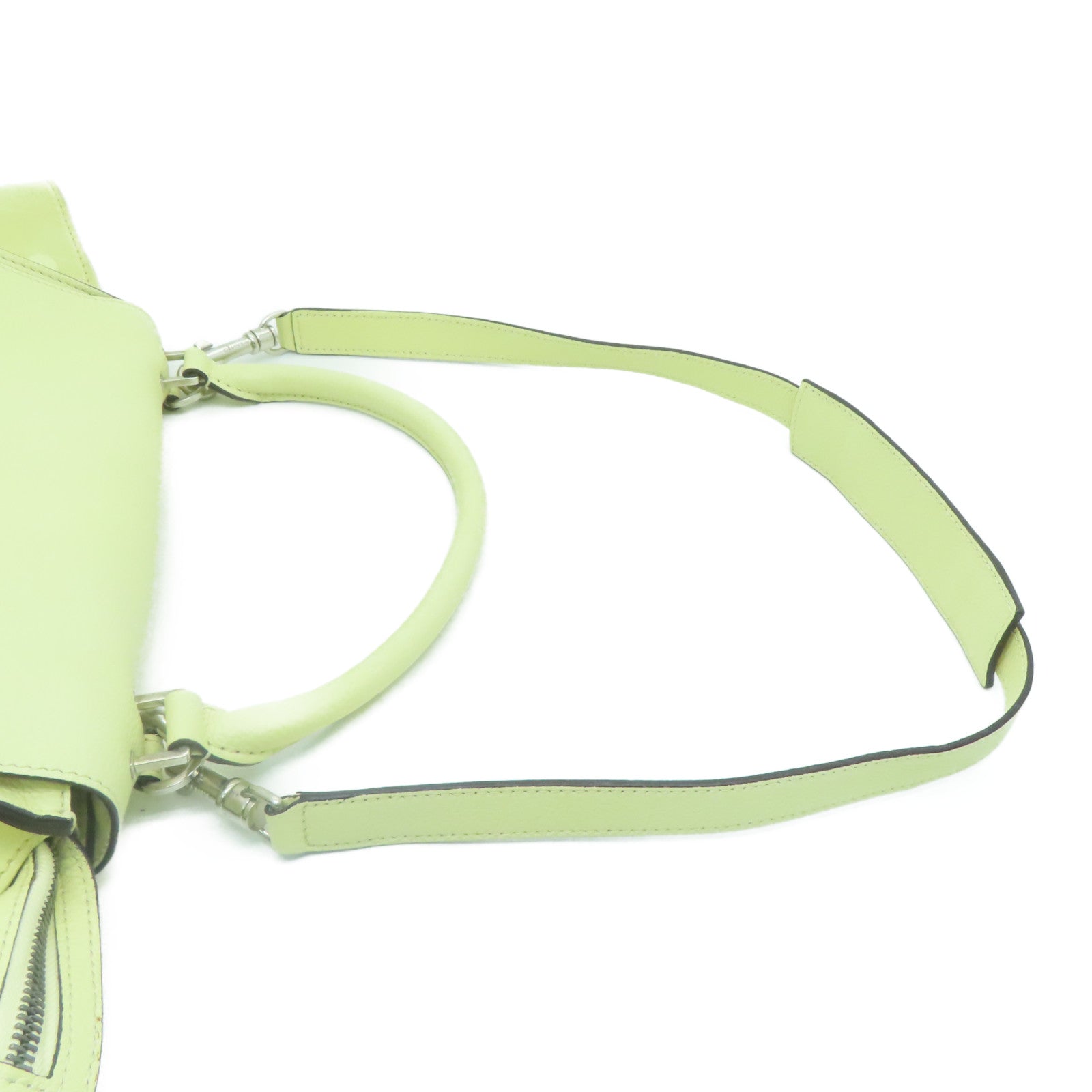 CELINE 【激减优惠】牛皮皮革2 Way Shoulder手挽肩背两用袋黄色