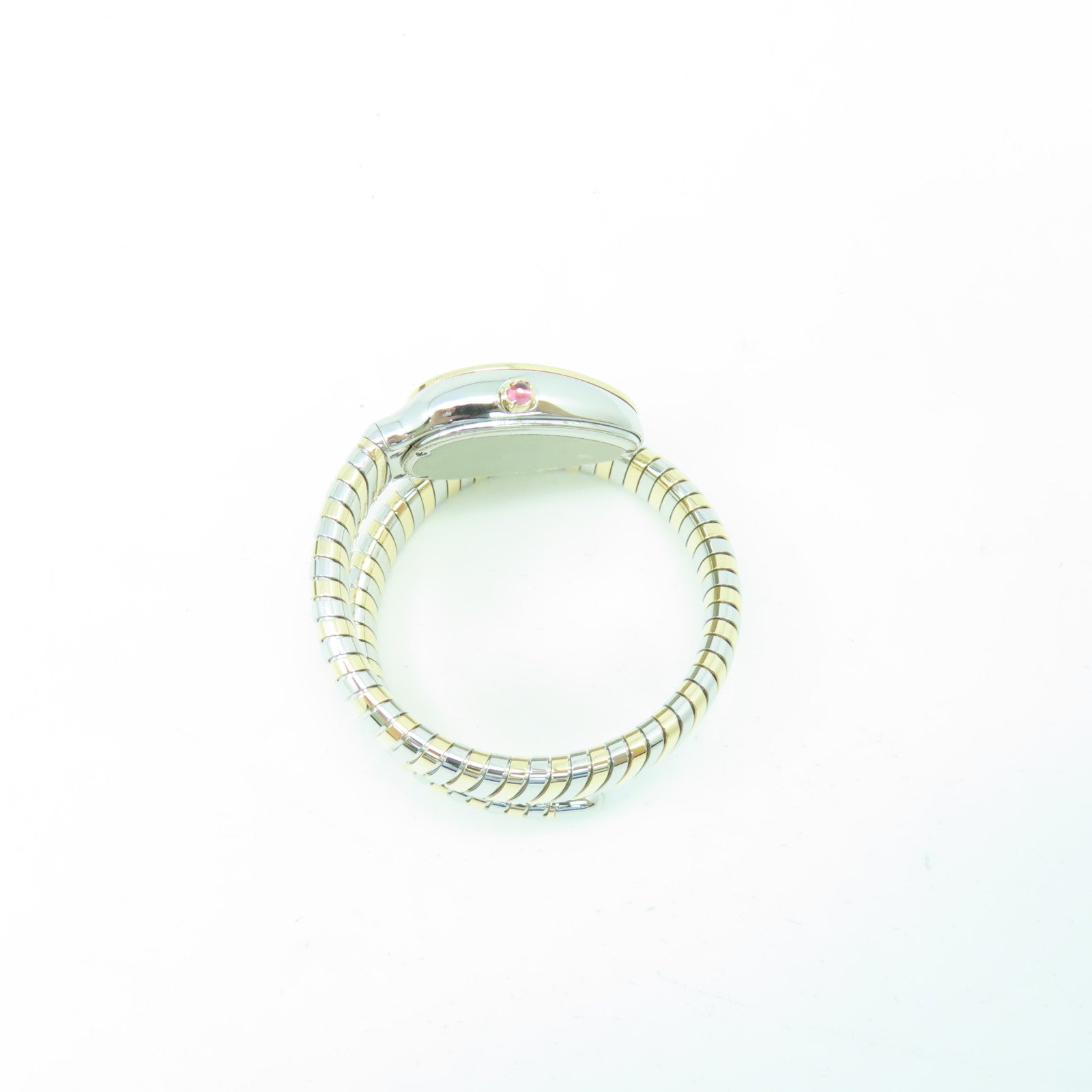 BVLGARI Serpenti Tubogas Watch18K玫瑰金手錶石英機芯黑色