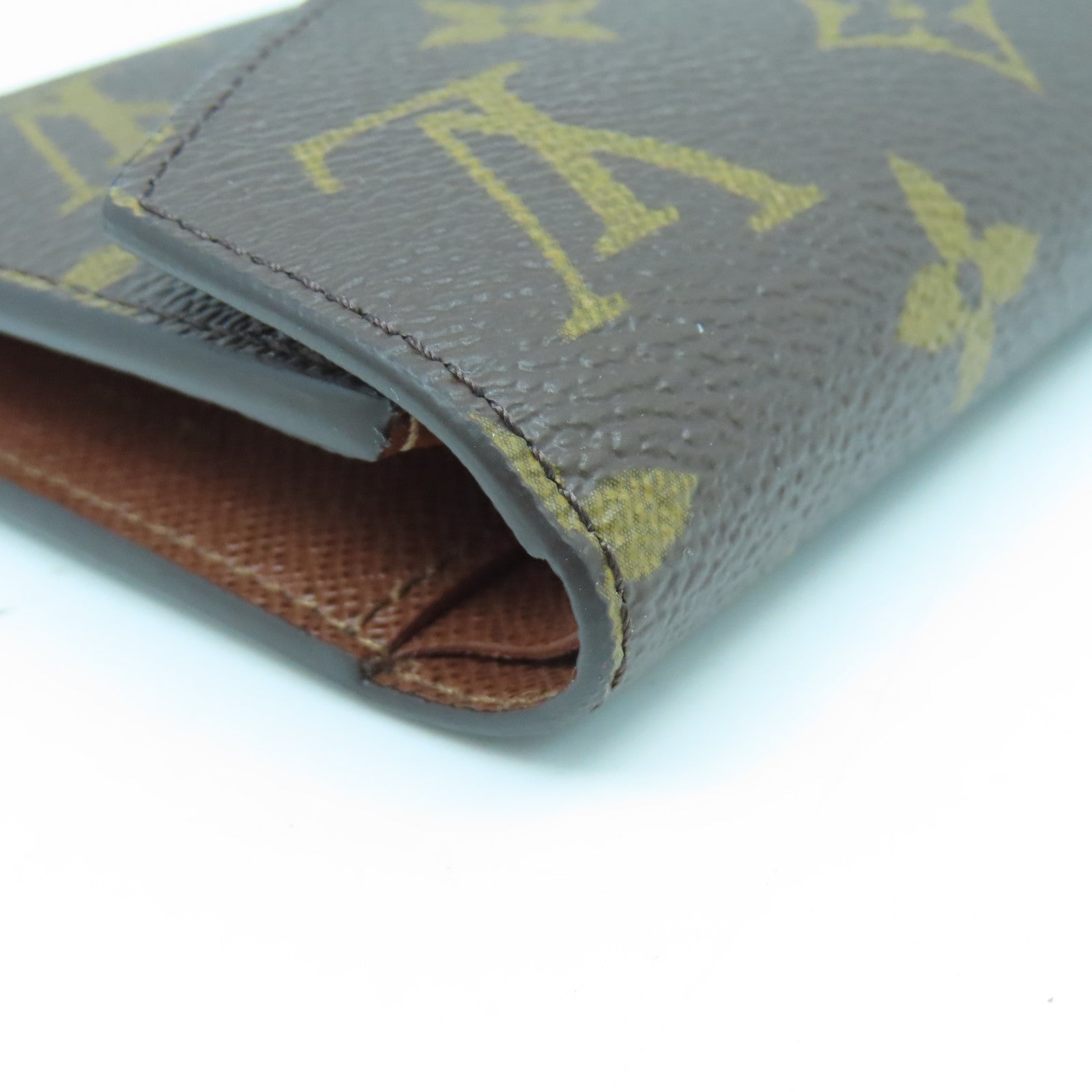LOUIS VUITTON Monogram Victorine Wallet金扣錢包啡色