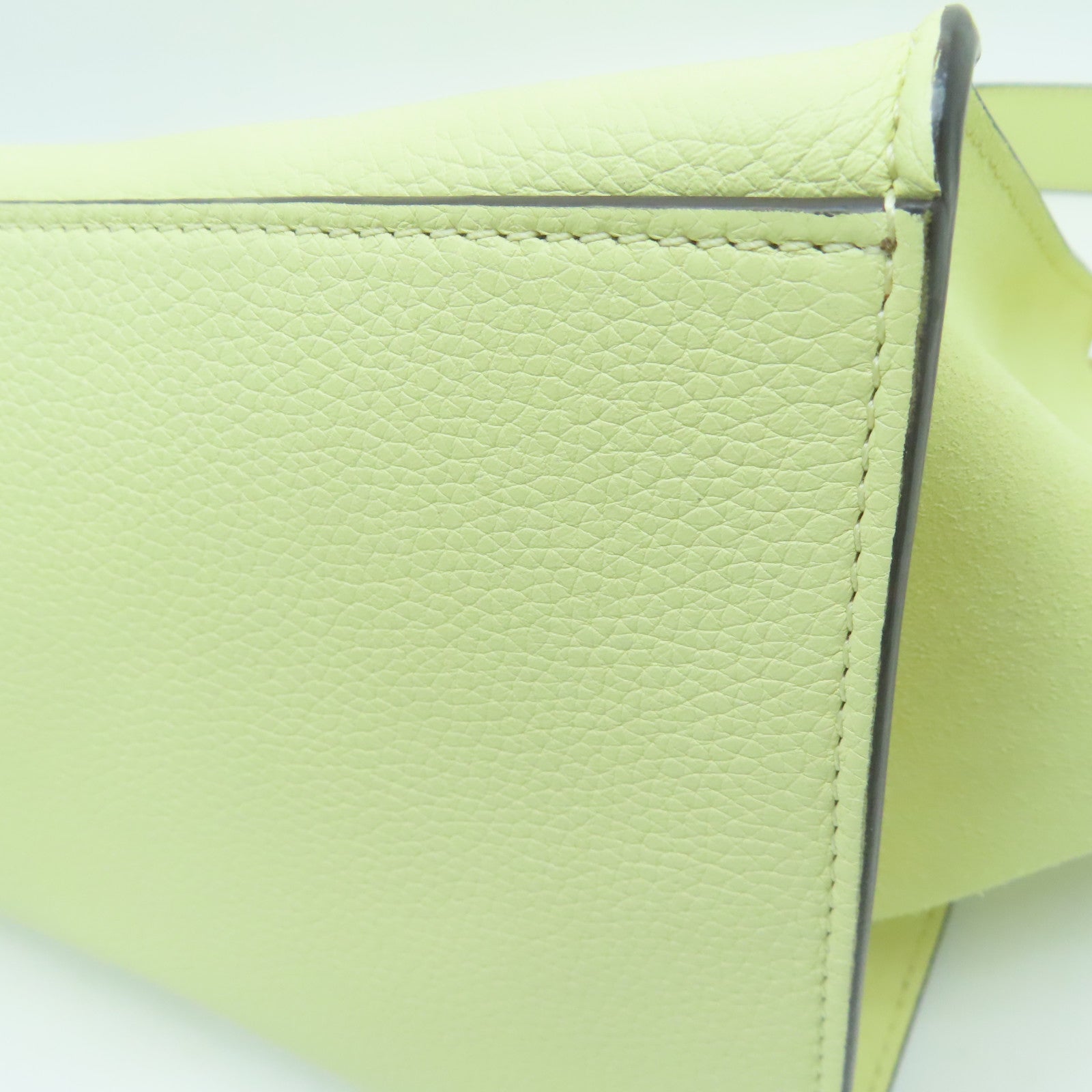 CELINE 【激减优惠】牛皮皮革2 Way Shoulder手挽肩背两用袋黄色