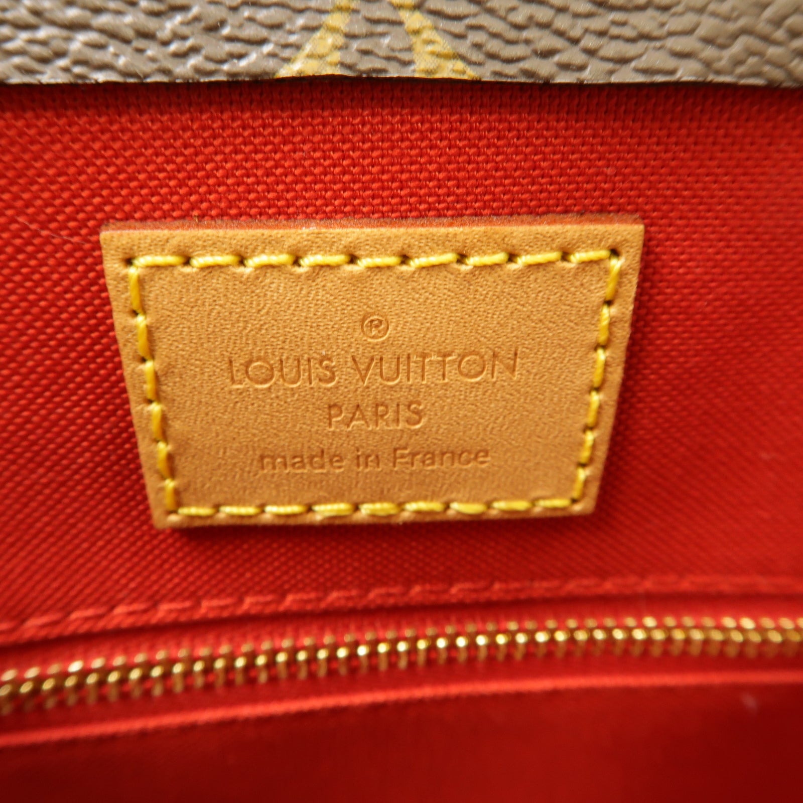 LOUIS VUITTON Monogram Sac Plat BB金扣手挽肩背兩用袋啡色