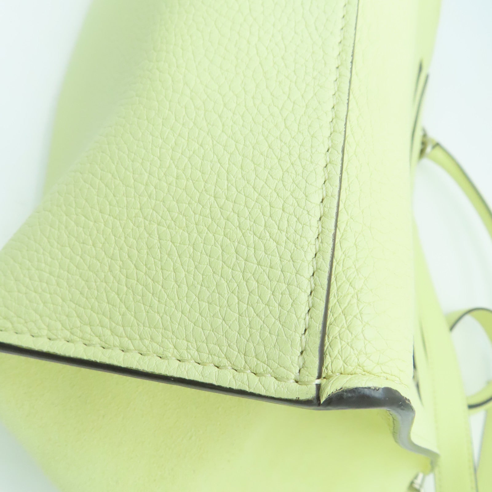 CELINE 【激减优惠】牛皮皮革2 Way Shoulder手挽肩背两用袋黄色