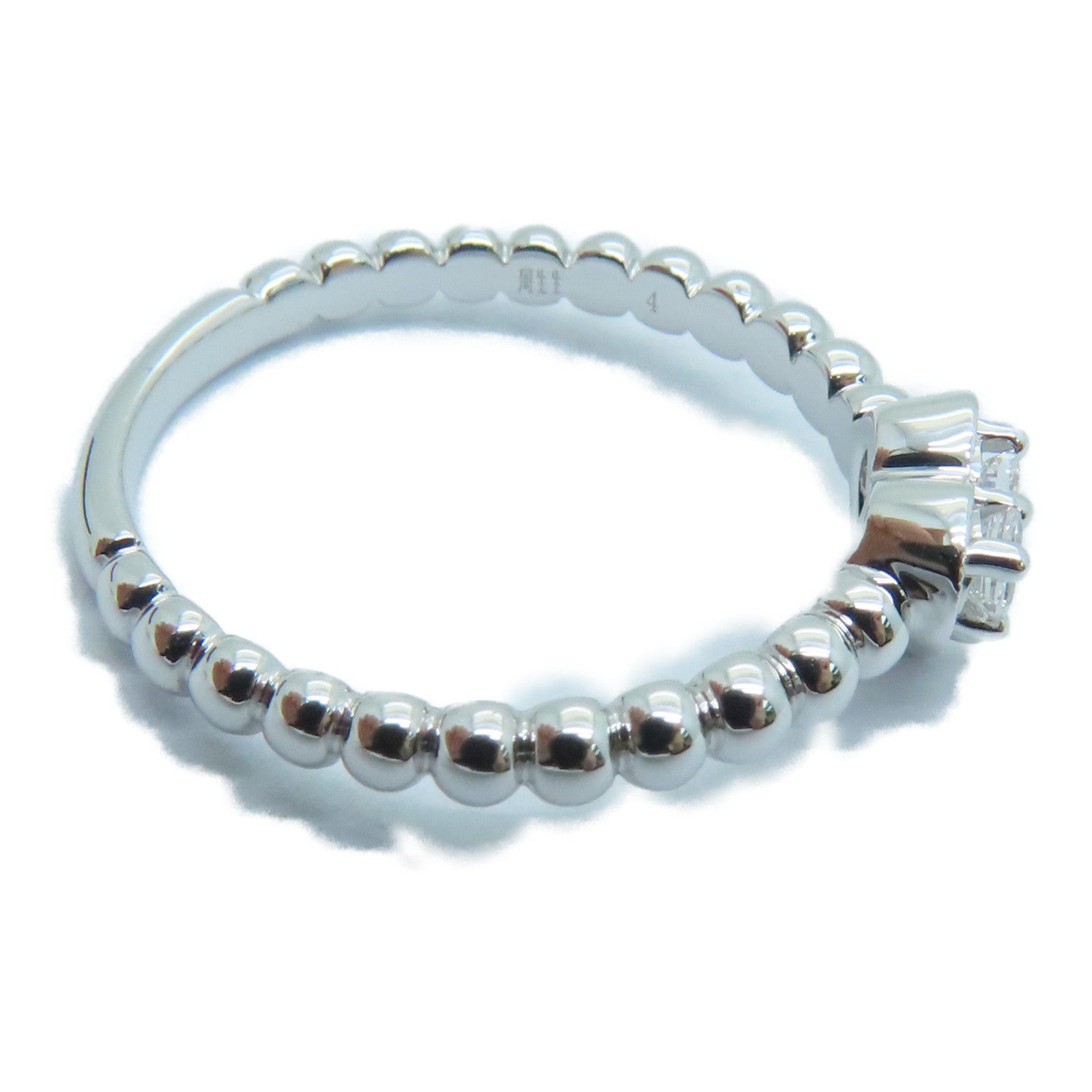 JEWELRY 18K白金Diamond Ring0.16ct鑽石戒指US#6