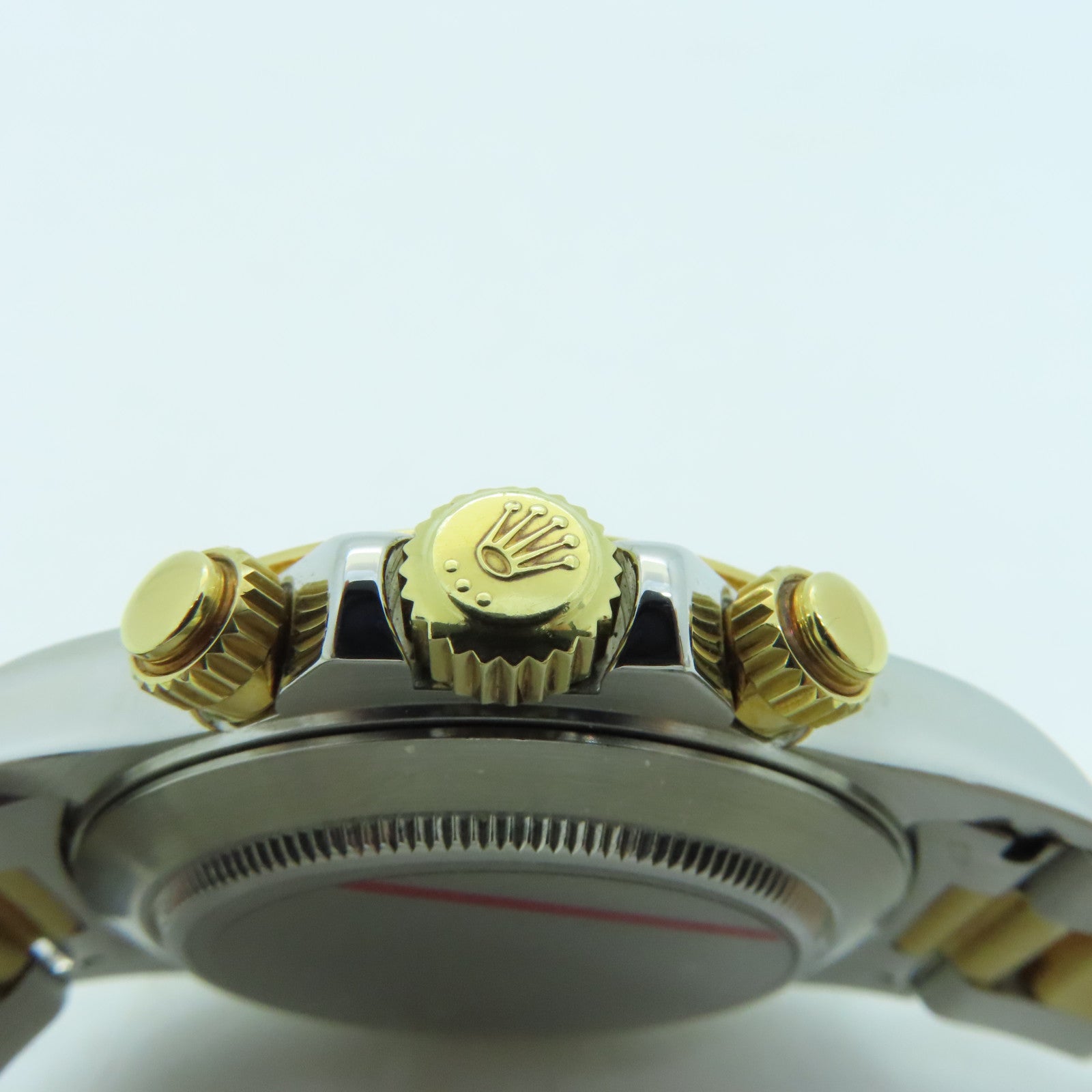 ROLEX Daytona Stainless Steel/18K Gold Watch Automatic Movement Black