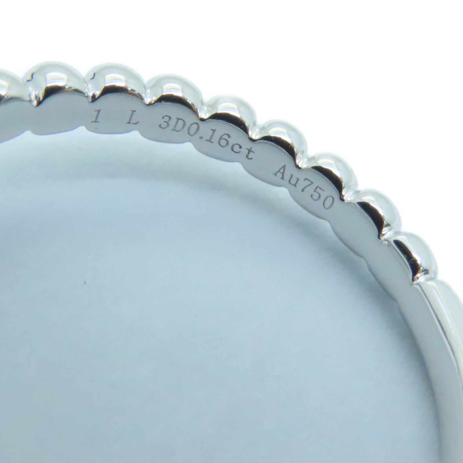 JEWELRY 18K白金Diamond Ring0.16ct鑽石戒指US#6