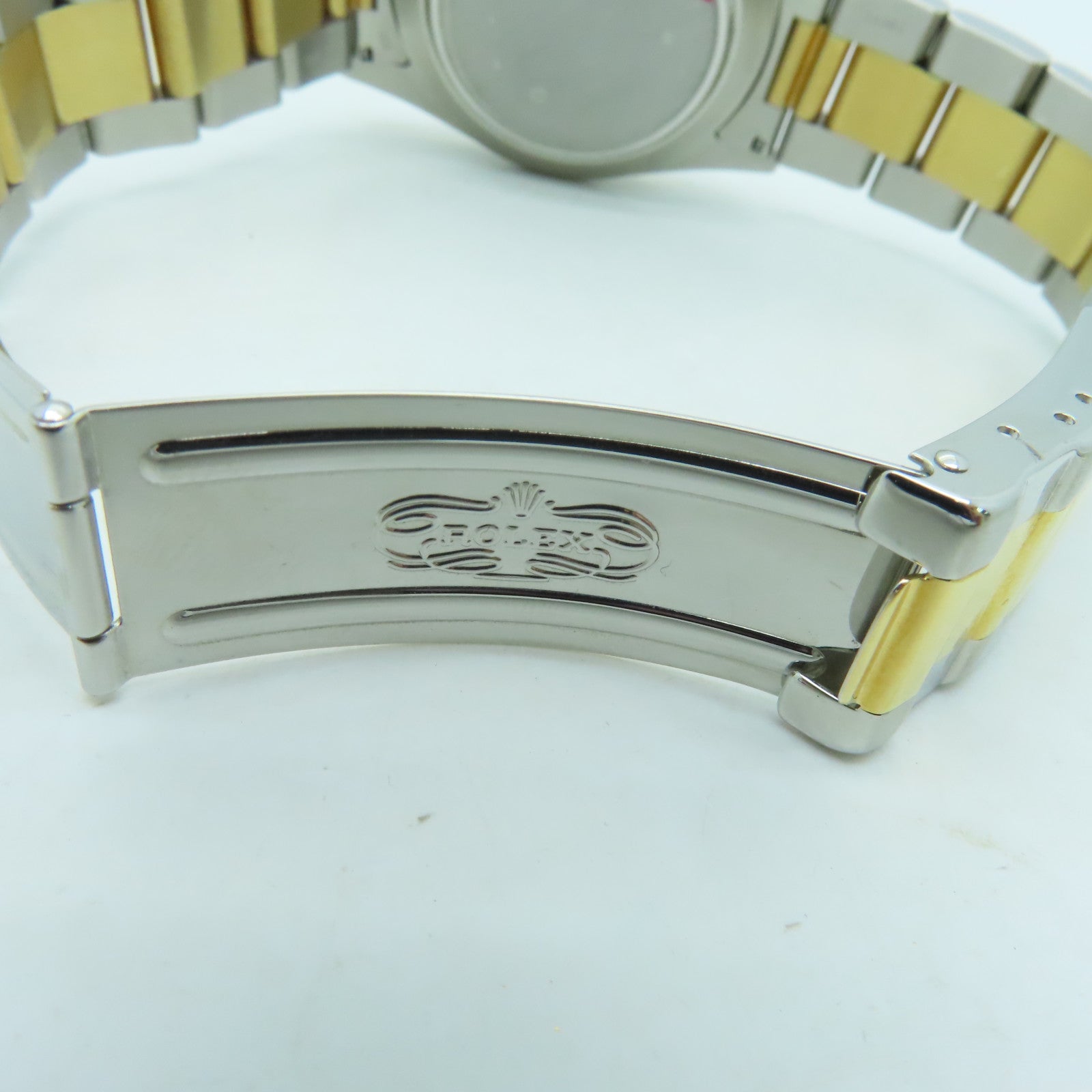 ROLEX Daytona Stainless Steel/18K Gold Watch Automatic Movement Black
