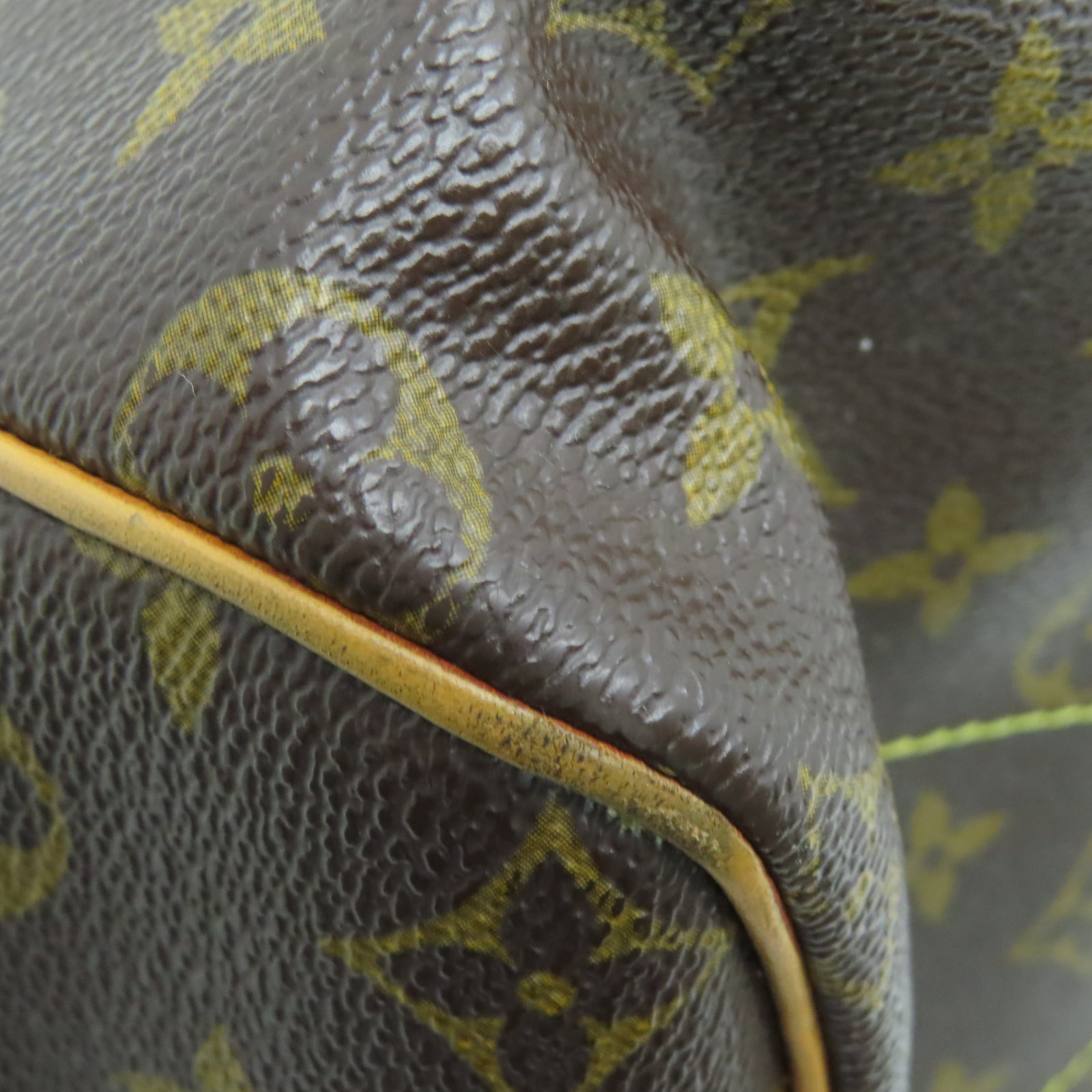 LOUIS VUITTON Monogram Tivoli GM金扣手挽袋棕色