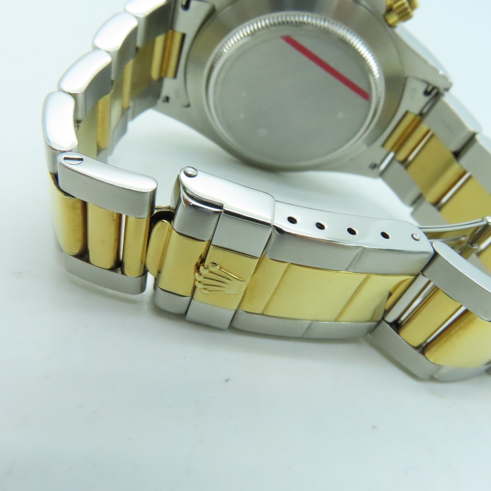 ROLEX Daytona Stainless Steel/18K Gold Watch Automatic Movement Black