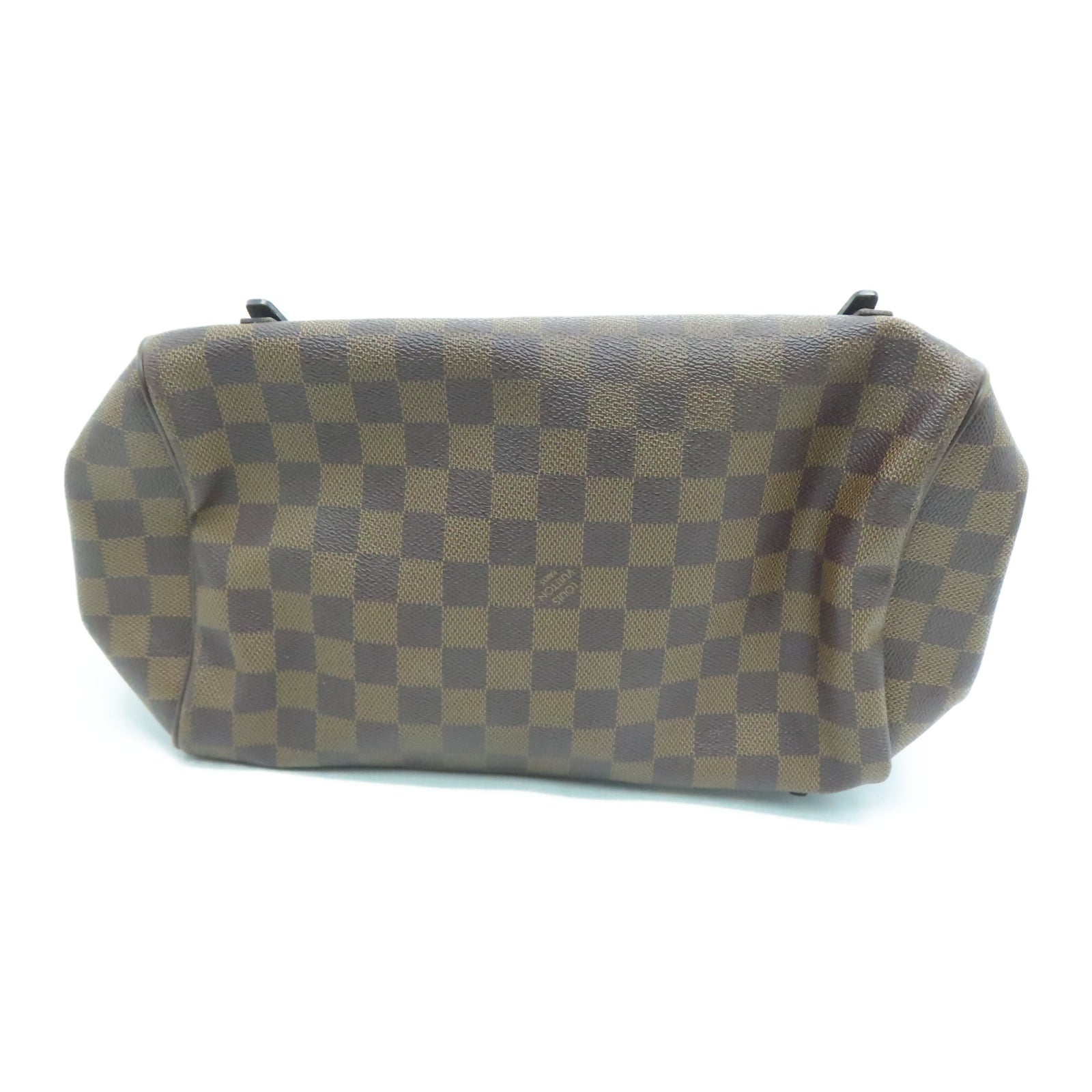 LOUIS VUITTON 【激减优惠】Damier Ebene Rivington GM金扣肩背袋棕色
