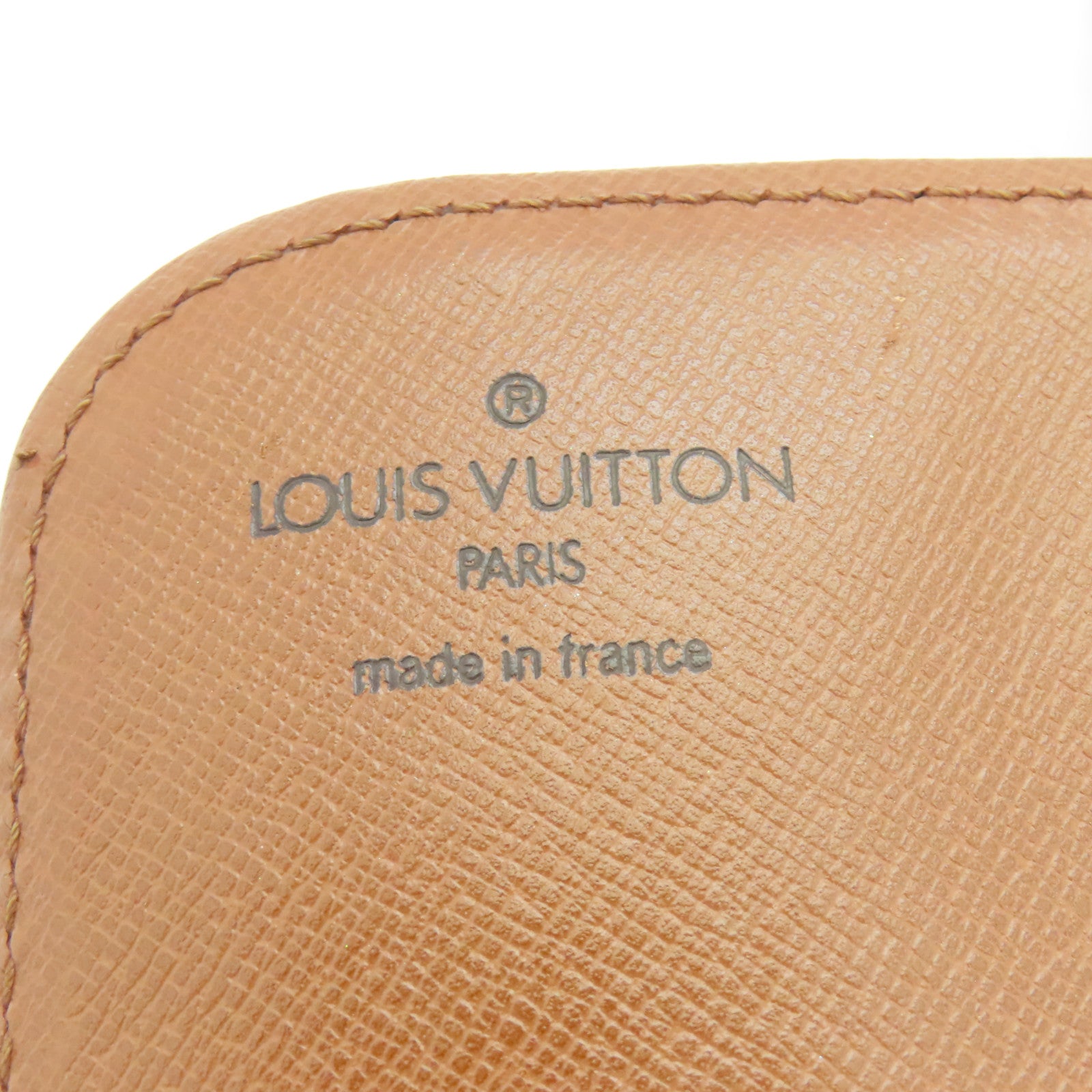 LOUIS VUITTON Monogrram Cartouchiere金扣肩背袋啡色