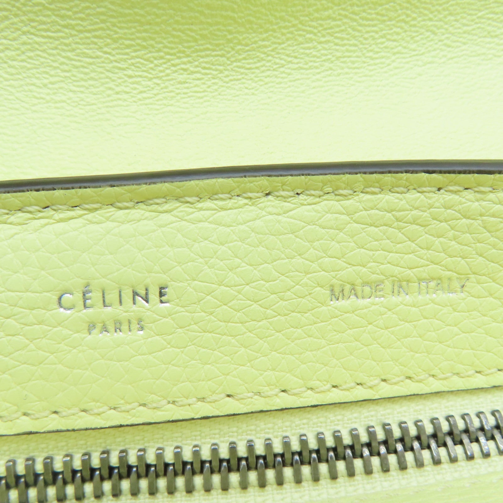CELINE 【激减优惠】牛皮皮革2 Way Shoulder手挽肩背两用袋黄色