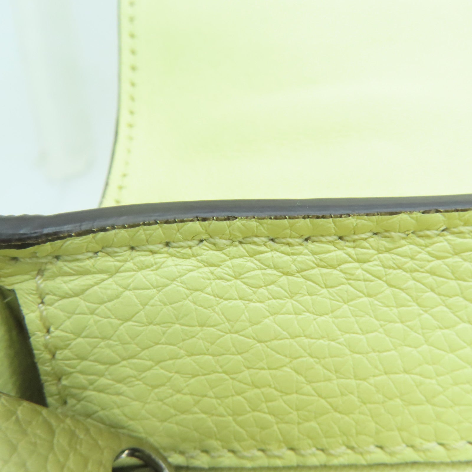 CELINE 【激减优惠】牛皮皮革2 Way Shoulder手挽肩背两用袋黄色