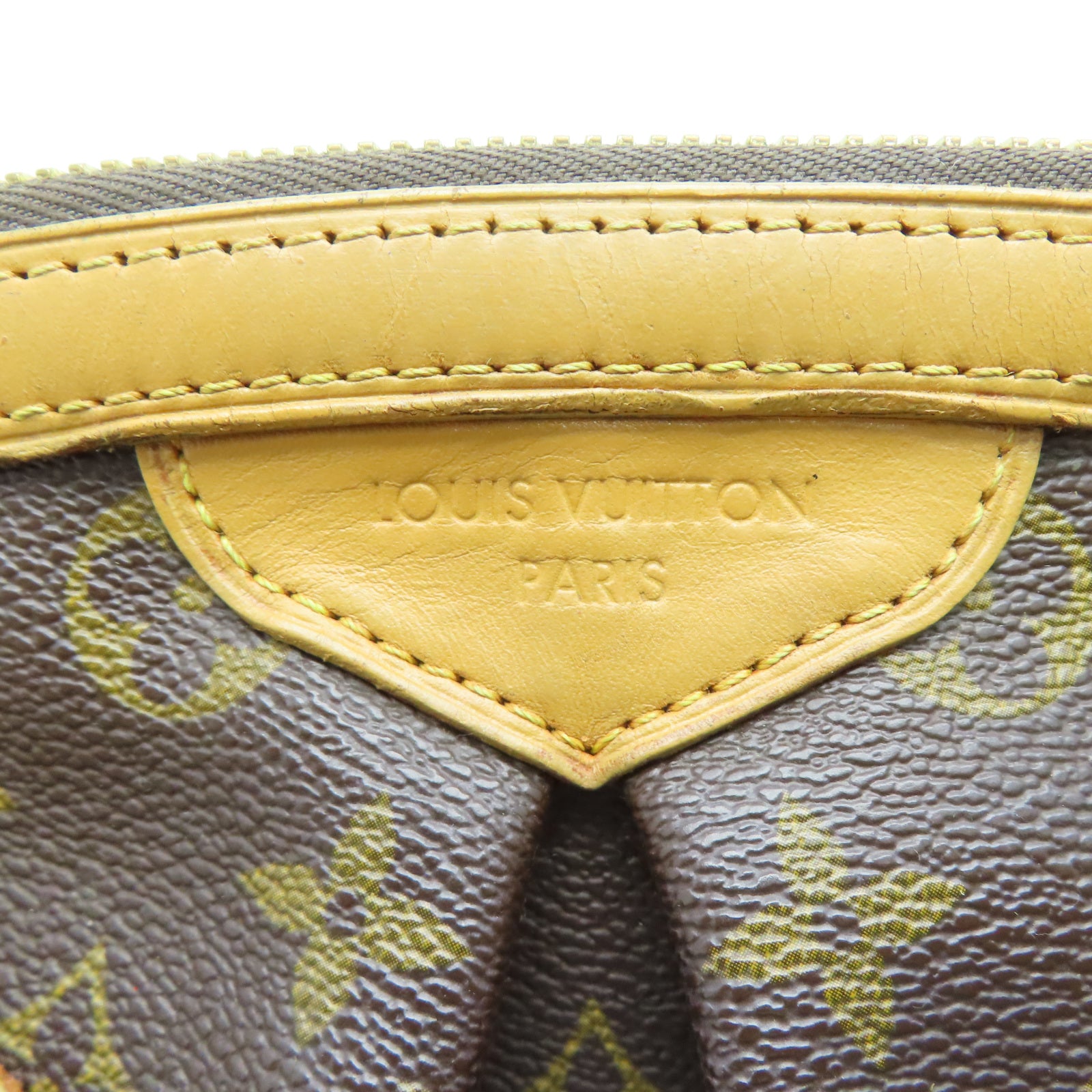 LOUIS VUITTON Monogram Tivoli GM金扣手挽袋棕色