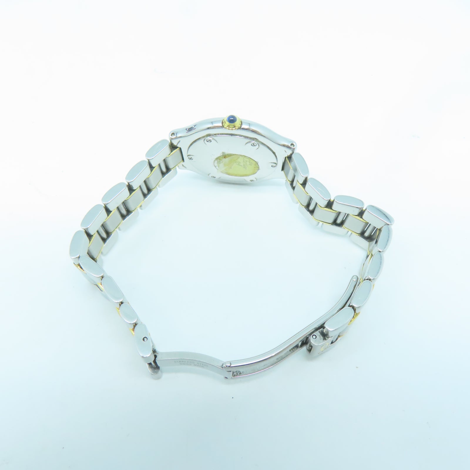 CARTIER 21 Must de Cartier不鏽鋼手錶自動機芯銀色