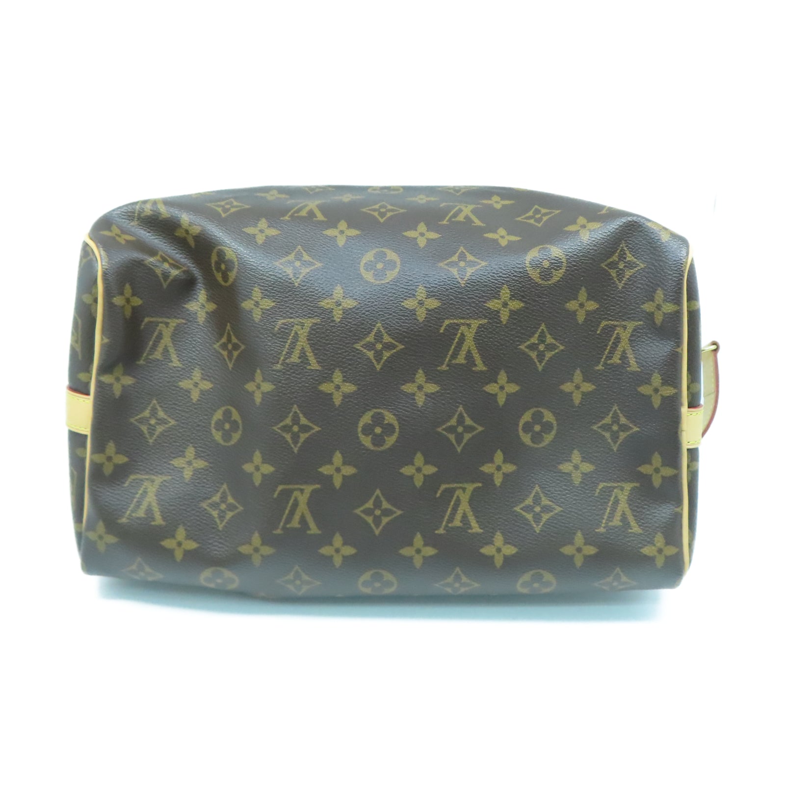 LOUIS VUITTON Monogram Speedy Bandouliere 30金扣肩背袋棕色